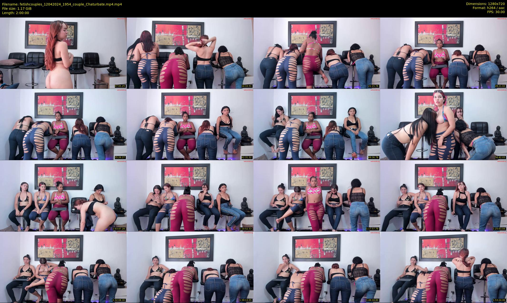 fetishcouples — 120 minute Chaturbate couple cam show recording, 720p, Apr 12, 2024