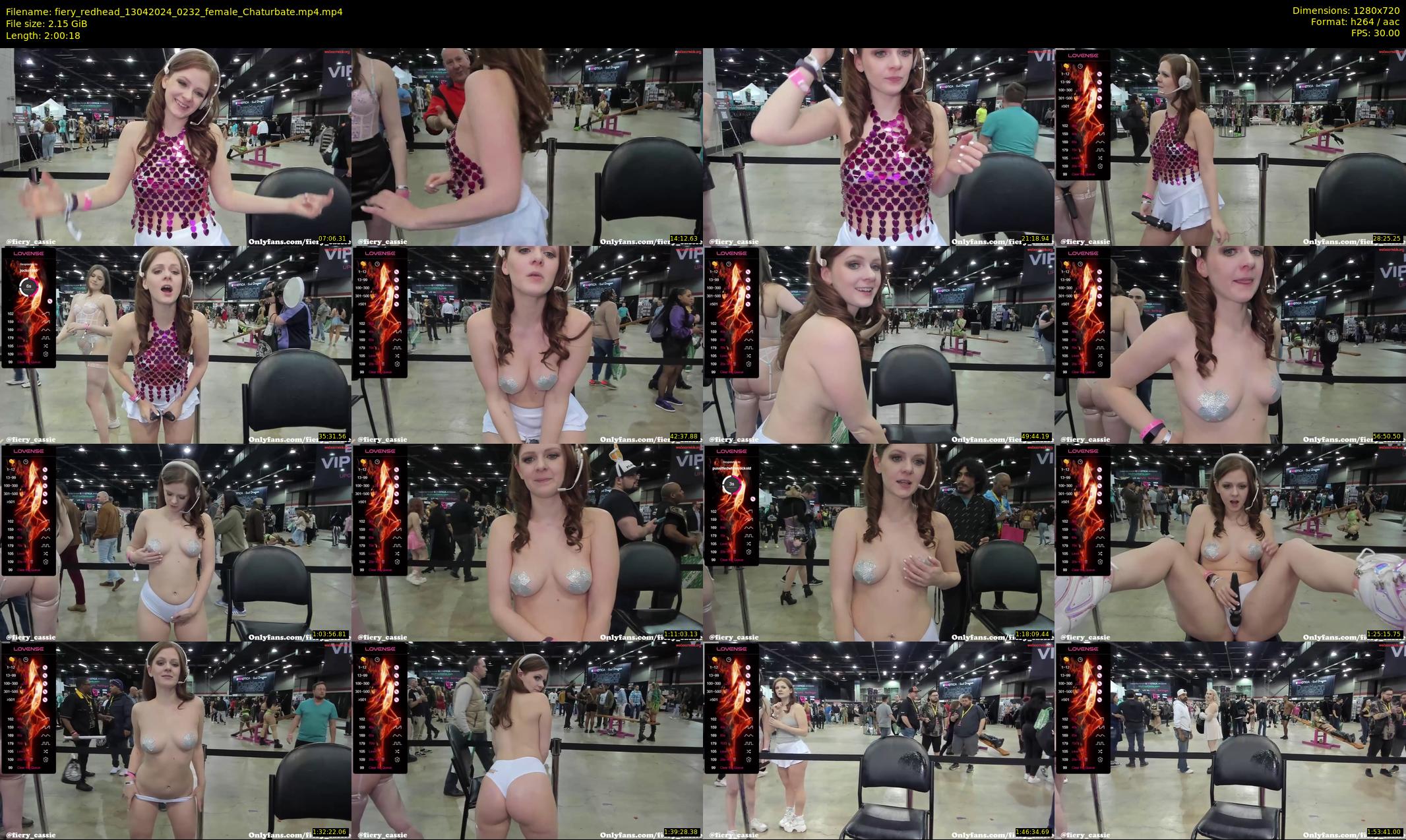 fiery_redhead — 121 minute Chaturbate female cam show recording, 720p, Apr 13, 2024