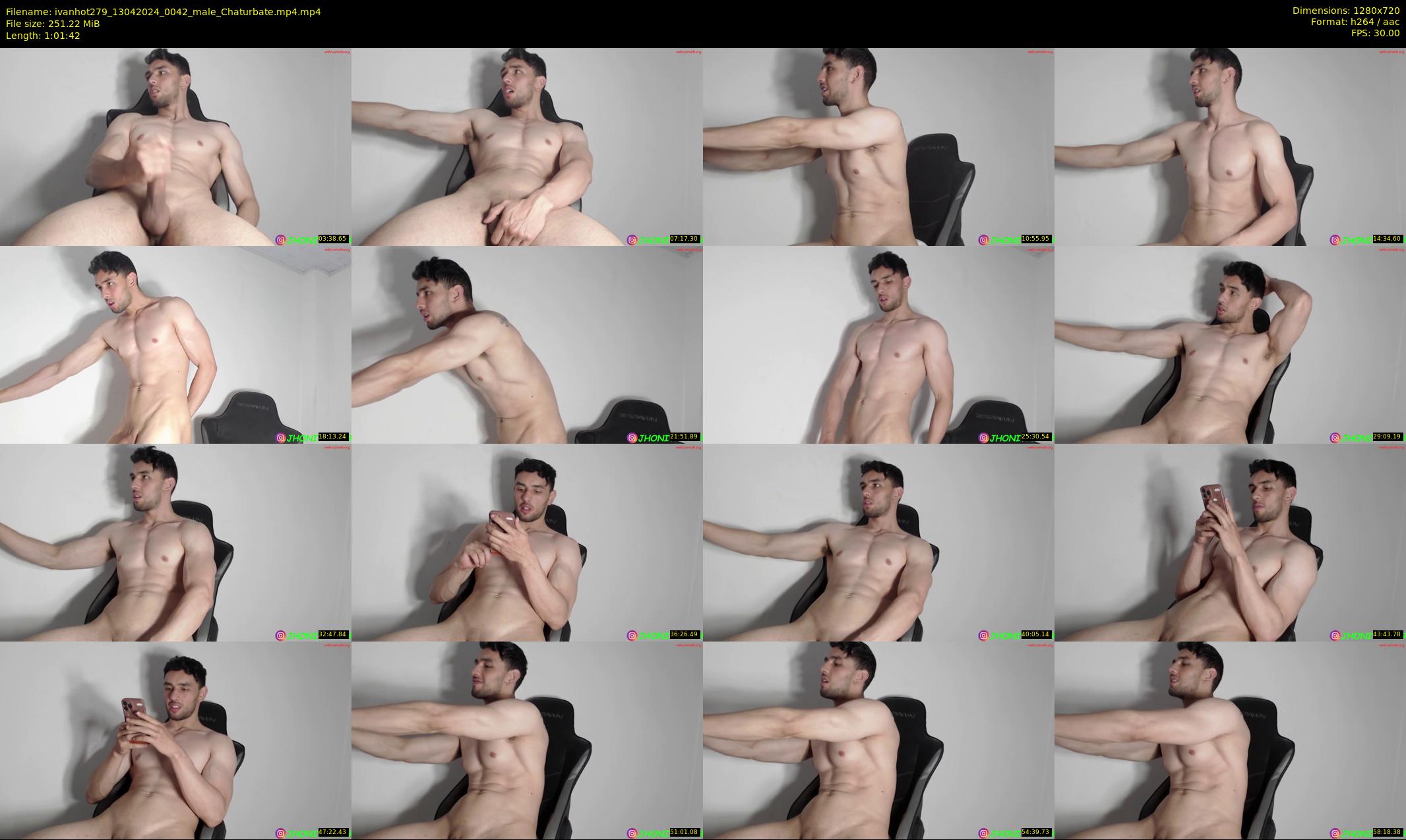 ivanhot279 — 62 minute Chaturbate male cam show recording, 720p, Apr 13, 2024