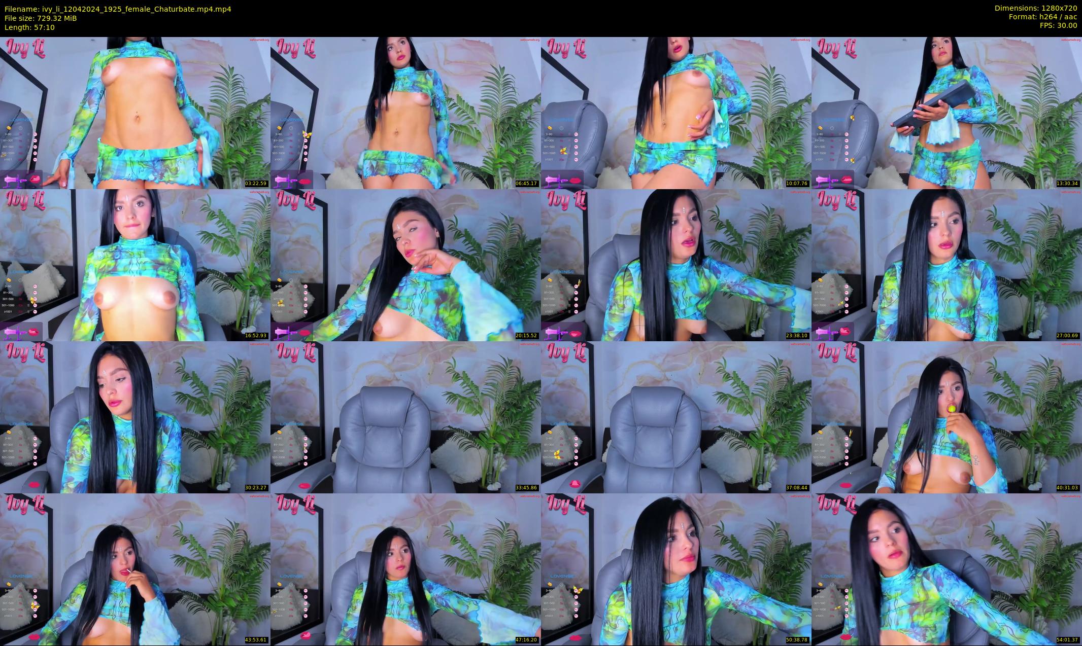 ivy_li — 58 minute Chaturbate female cam show recording, 720p, Apr 12, 2024