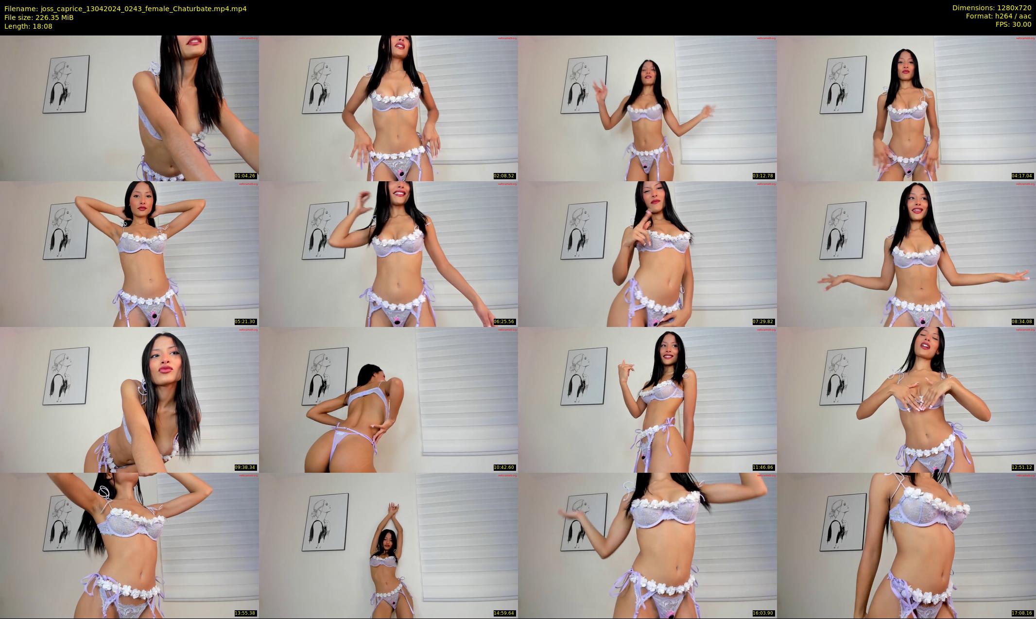 joss_caprice — 19 minute Chaturbate female cam show recording, 720p, Apr 13, 2024