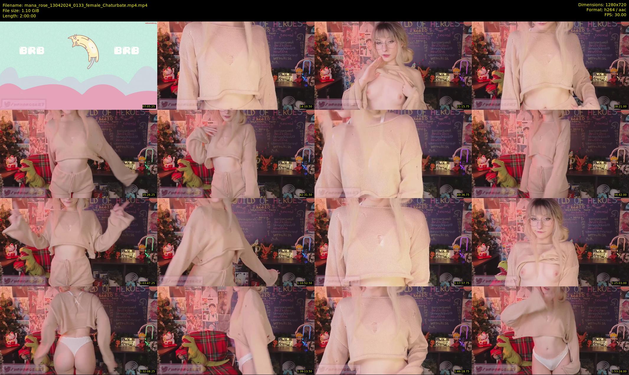 mana_rose — 120 minute Chaturbate female cam show recording, 720p, Apr 13, 2024