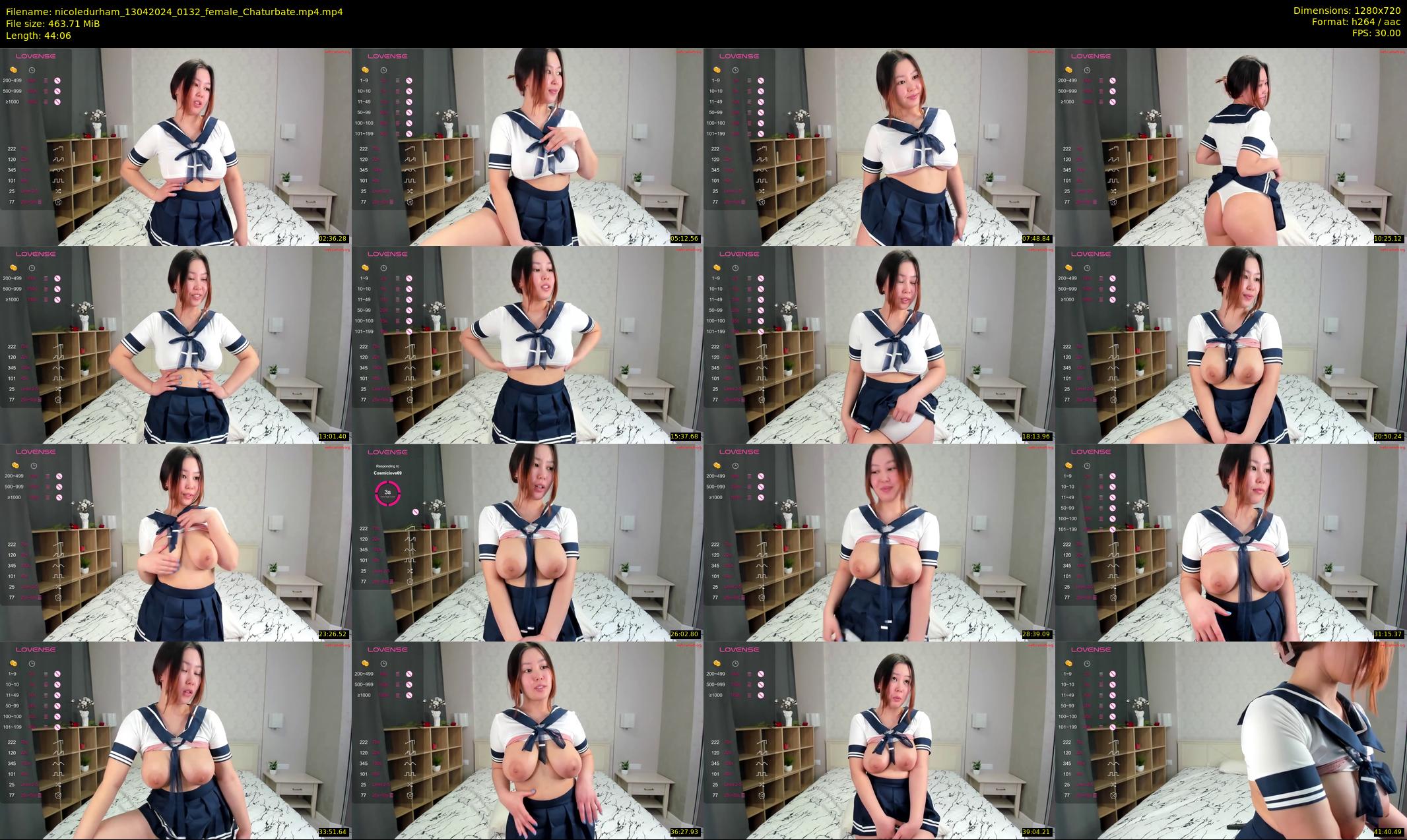 nicoledurham — 45 minute Chaturbate female cam show recording, 720p, Apr 13, 2024
