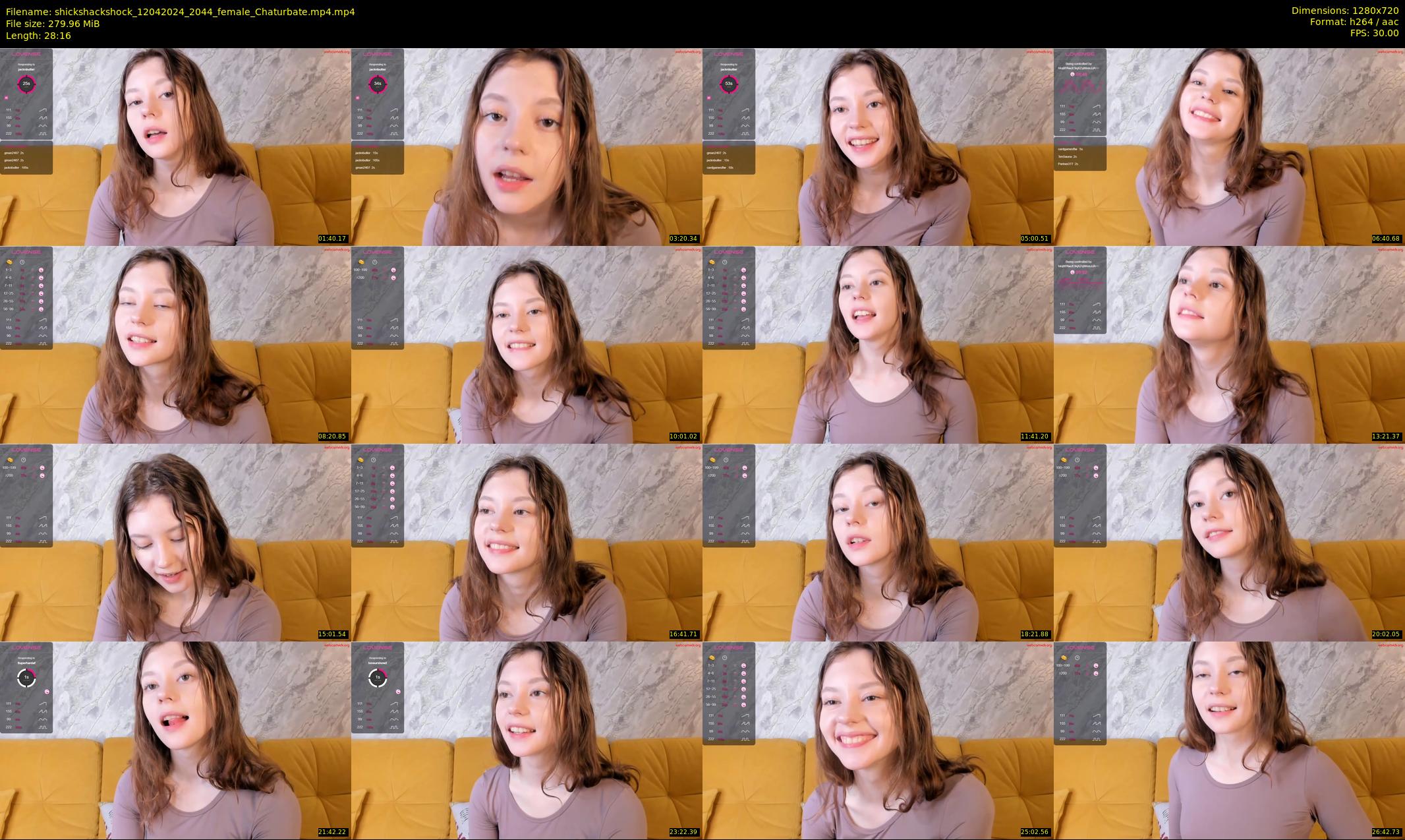 shickshackshock — 29 minute Chaturbate female cam show recording, 720p, Apr 12, 2024
