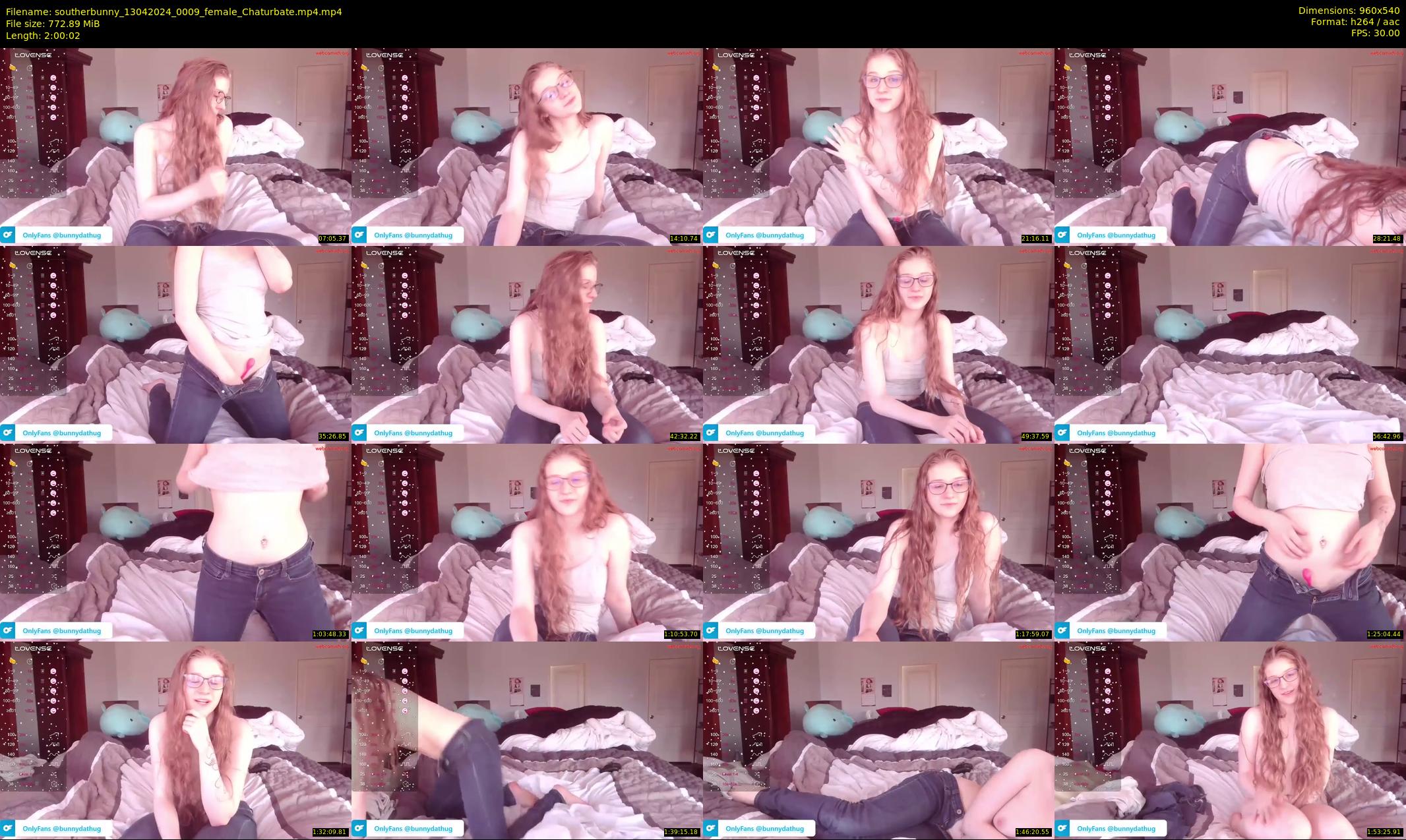 southerbunny — 121 minute Chaturbate female cam show recording, 480p, Apr 13, 2024