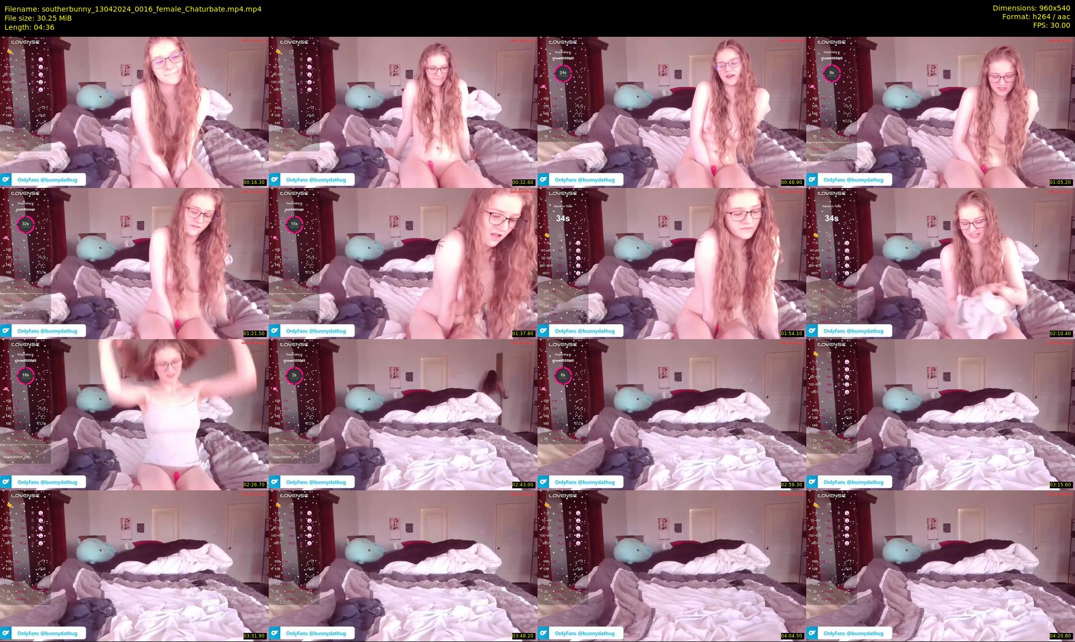 southerbunny — 5 minute Chaturbate female cam show recording, 480p, Apr 13, 2024