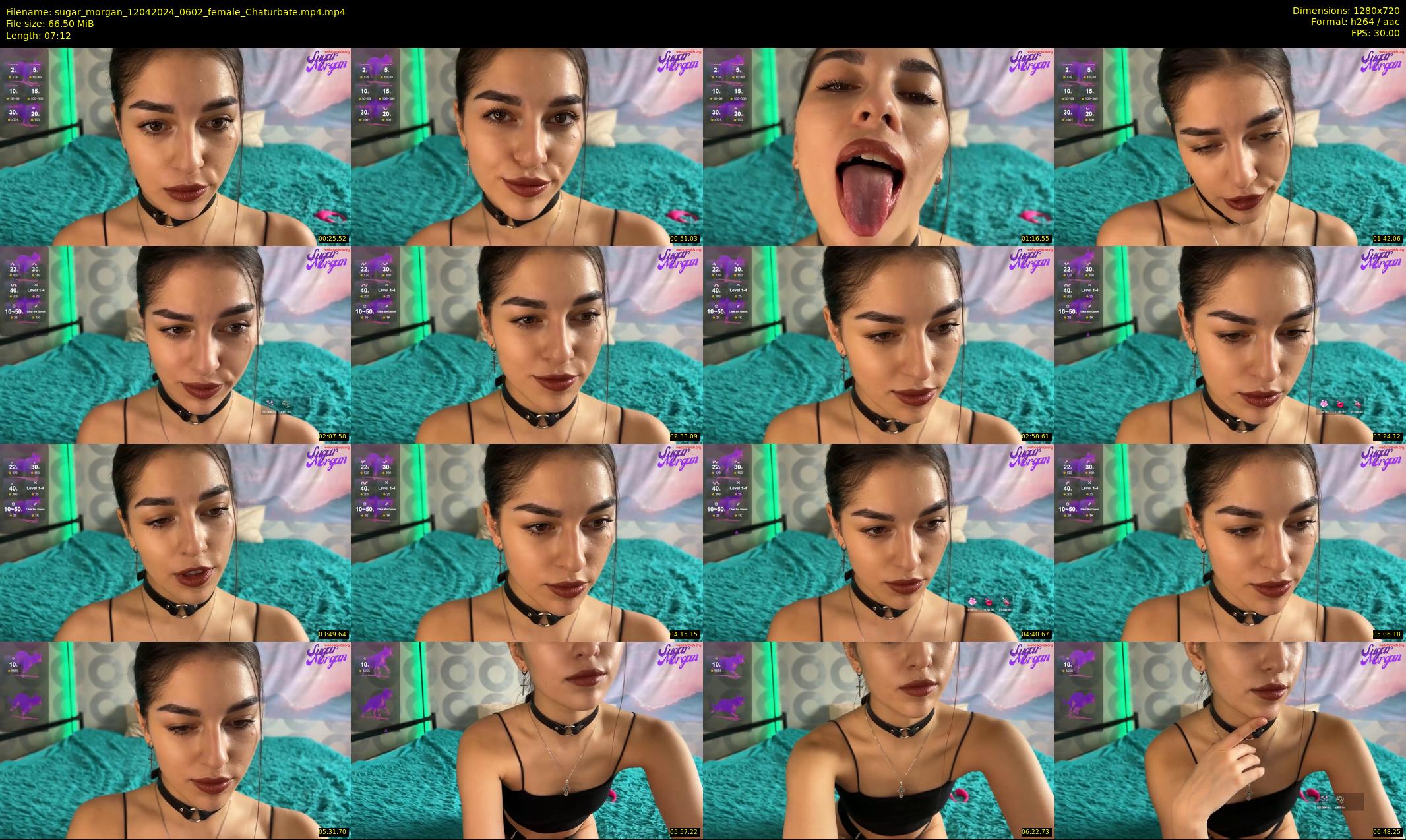 sugar_morgan — 8 minute Chaturbate female cam show recording, 720p, Apr 12, 2024
