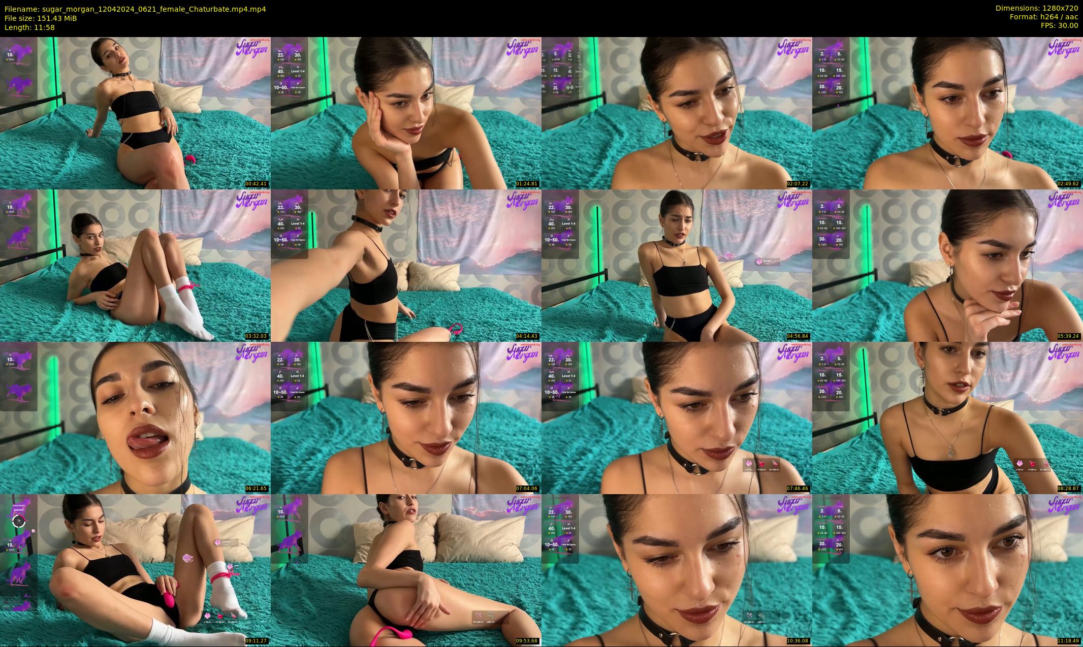 sugar_morgan — 12 minute Chaturbate female cam show recording, 720p, Apr 12, 2024