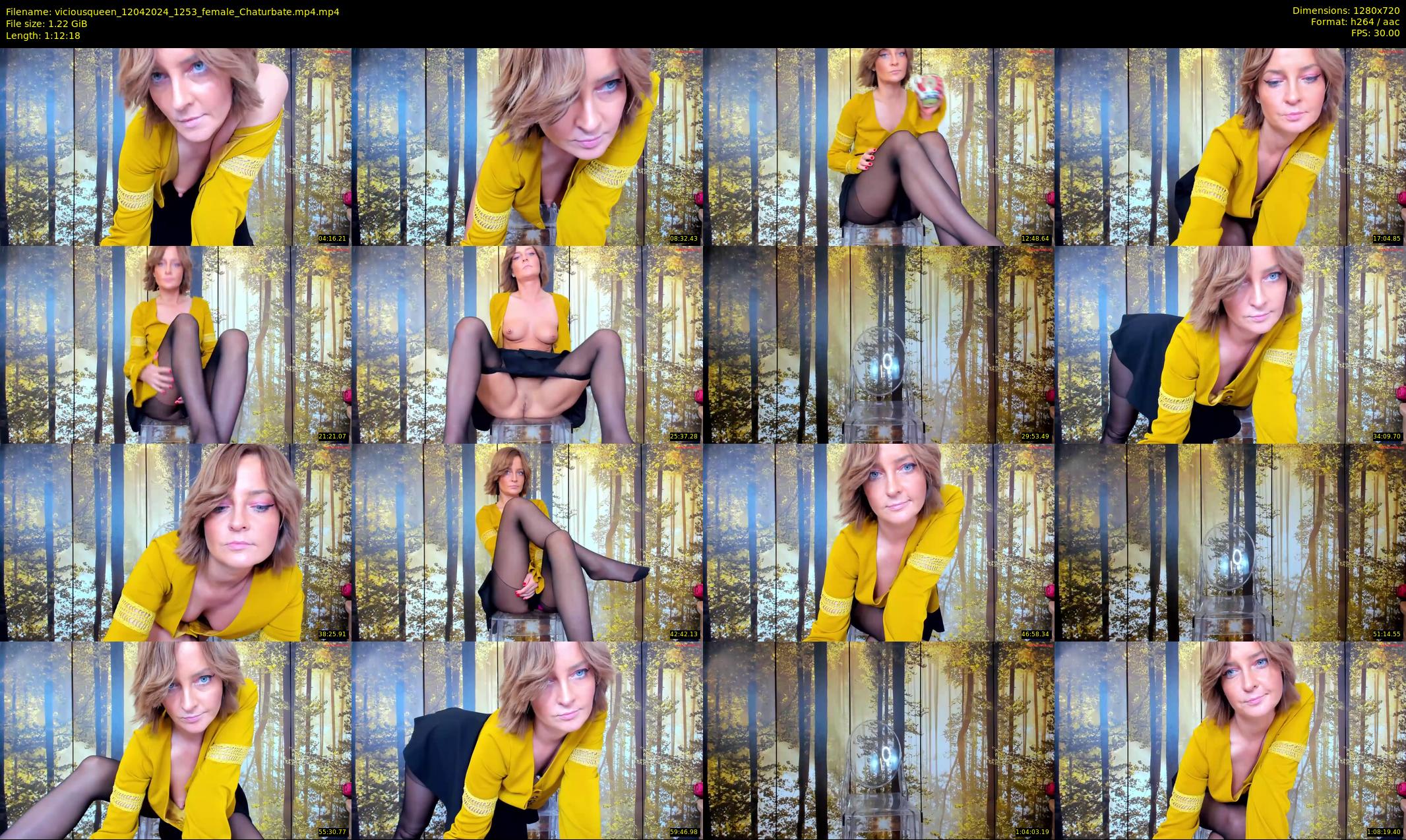 viciousqueen — 73 minute Chaturbate female cam show recording, 720p, Apr 12, 2024