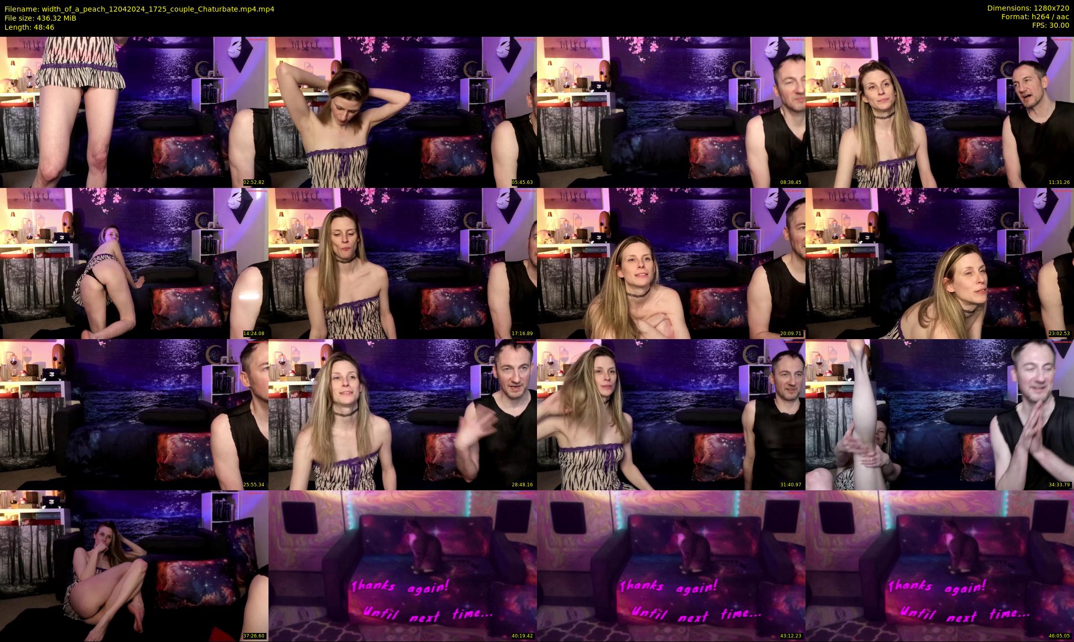 width_of_a_peach — 49 minute Chaturbate couple cam show recording, 720p, Apr 12, 2024