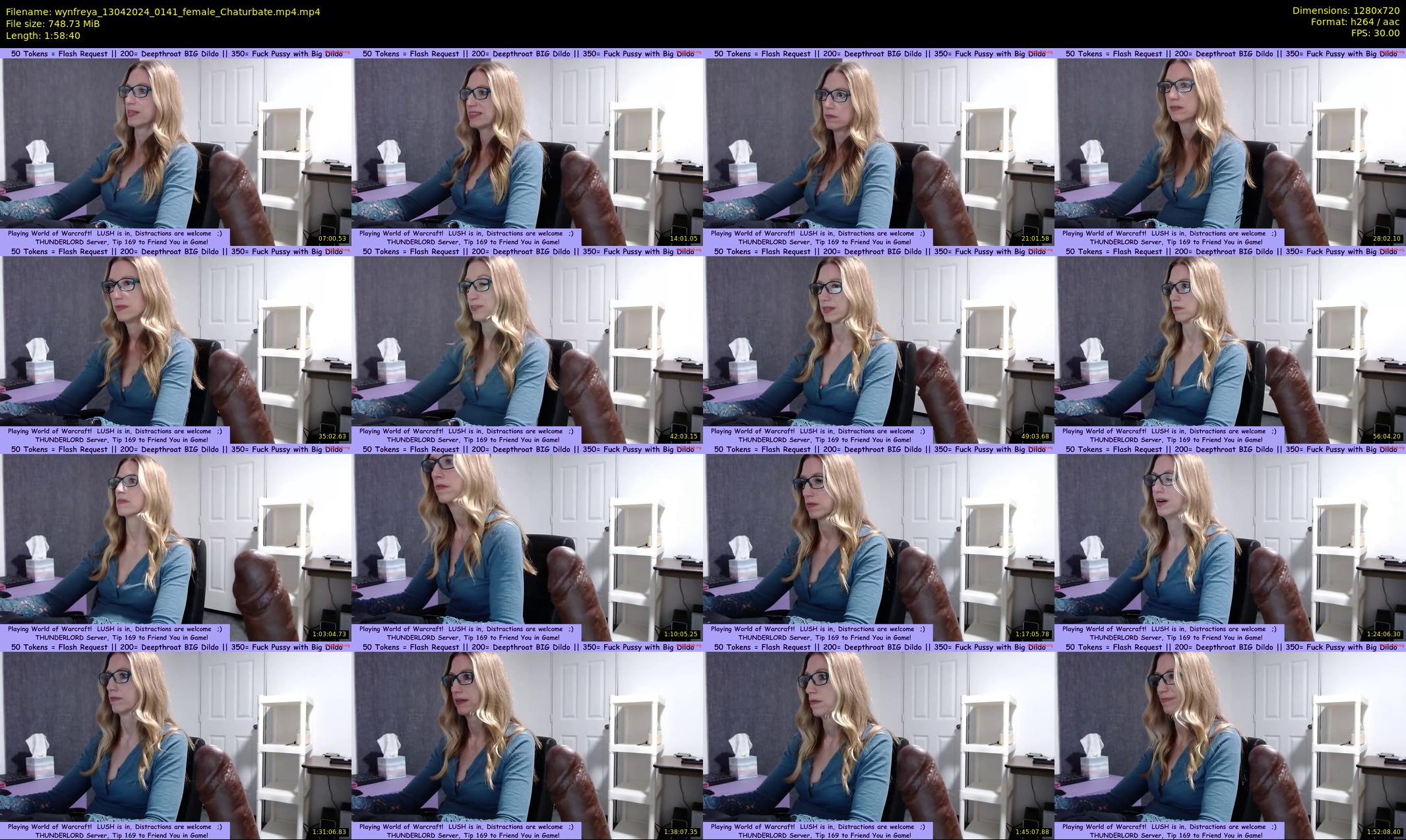 wynfreya — 119 minute Chaturbate female cam show recording, 720p, Apr 13, 2024