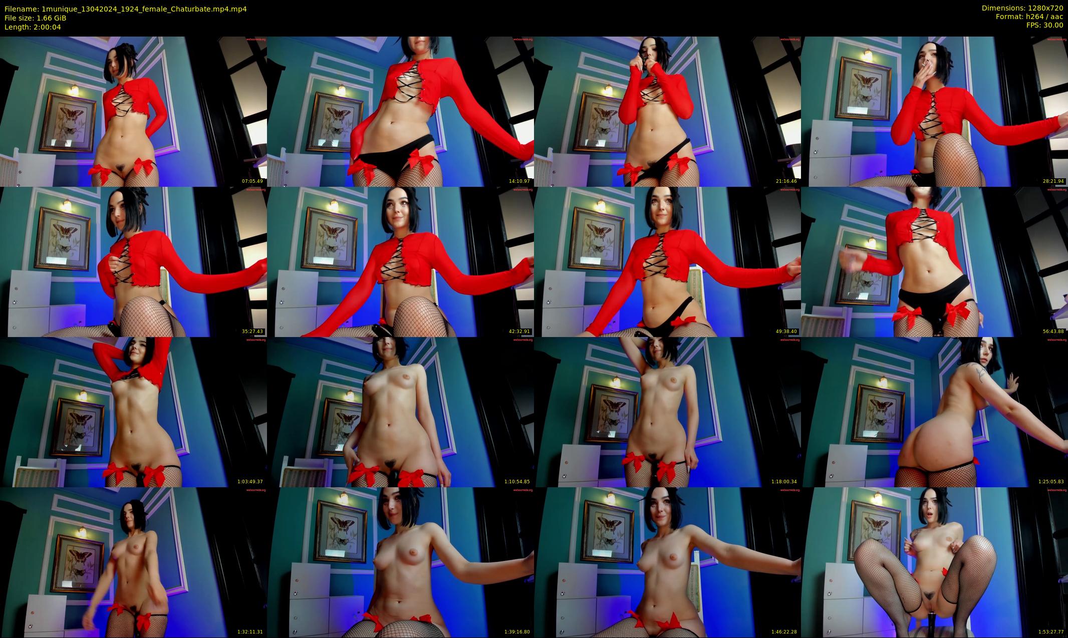 1munique — 121 minute Chaturbate female cam show recording, 720p, Apr 13, 2024