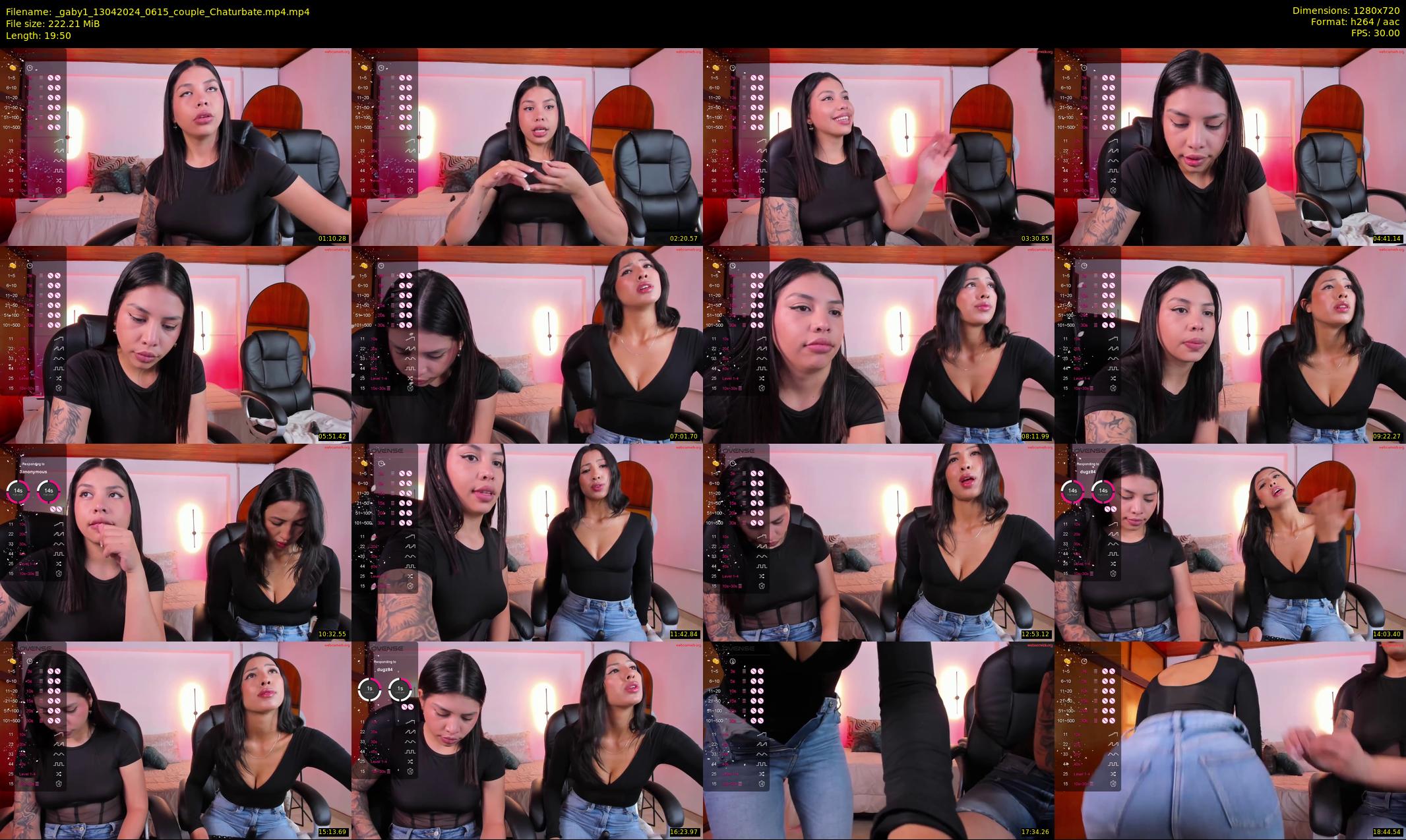_gaby1 — 20 minute Chaturbate female cam show recording, 720p, Apr 13, 2024