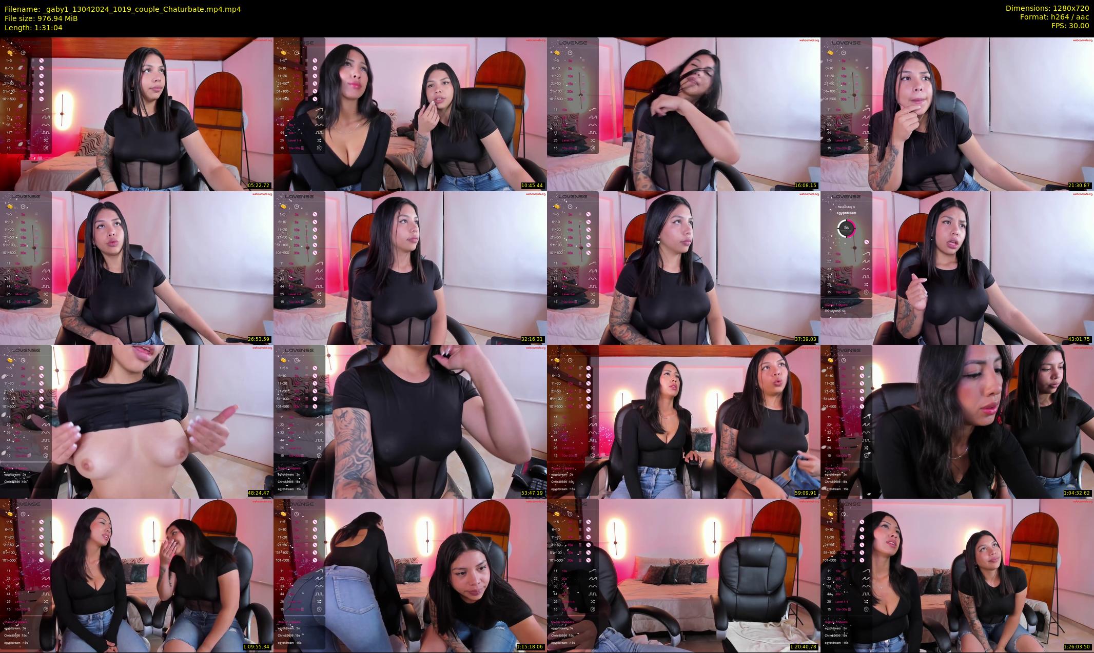 _gaby1 — 92 minute Chaturbate female cam show recording, 720p, Apr 13, 2024