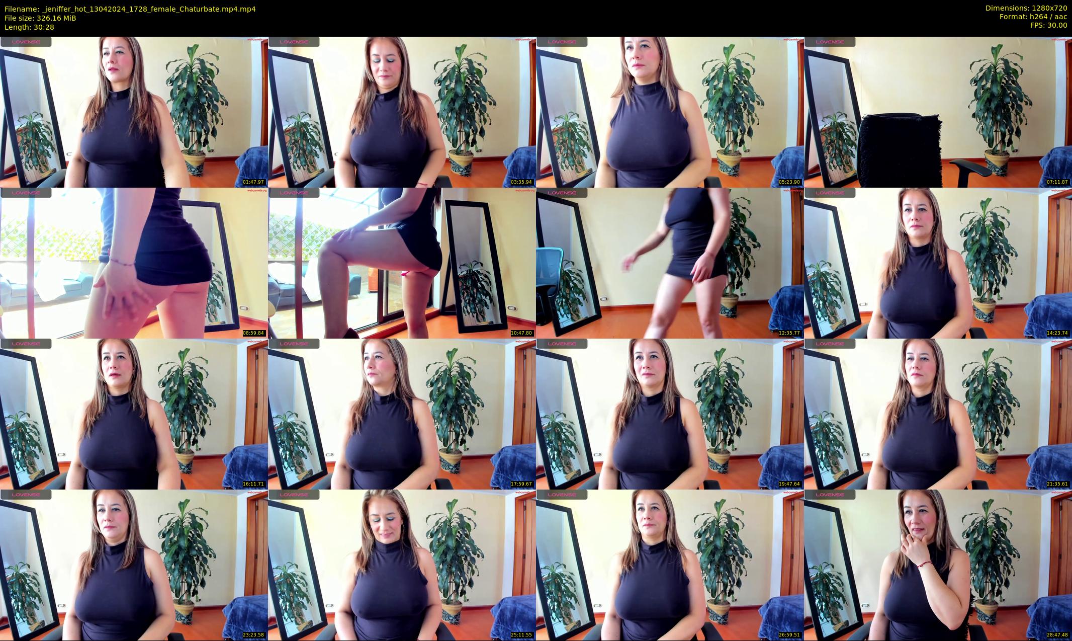 _jeniffer_hot — 31 minute Chaturbate female cam show recording, 720p, Apr 13, 2024