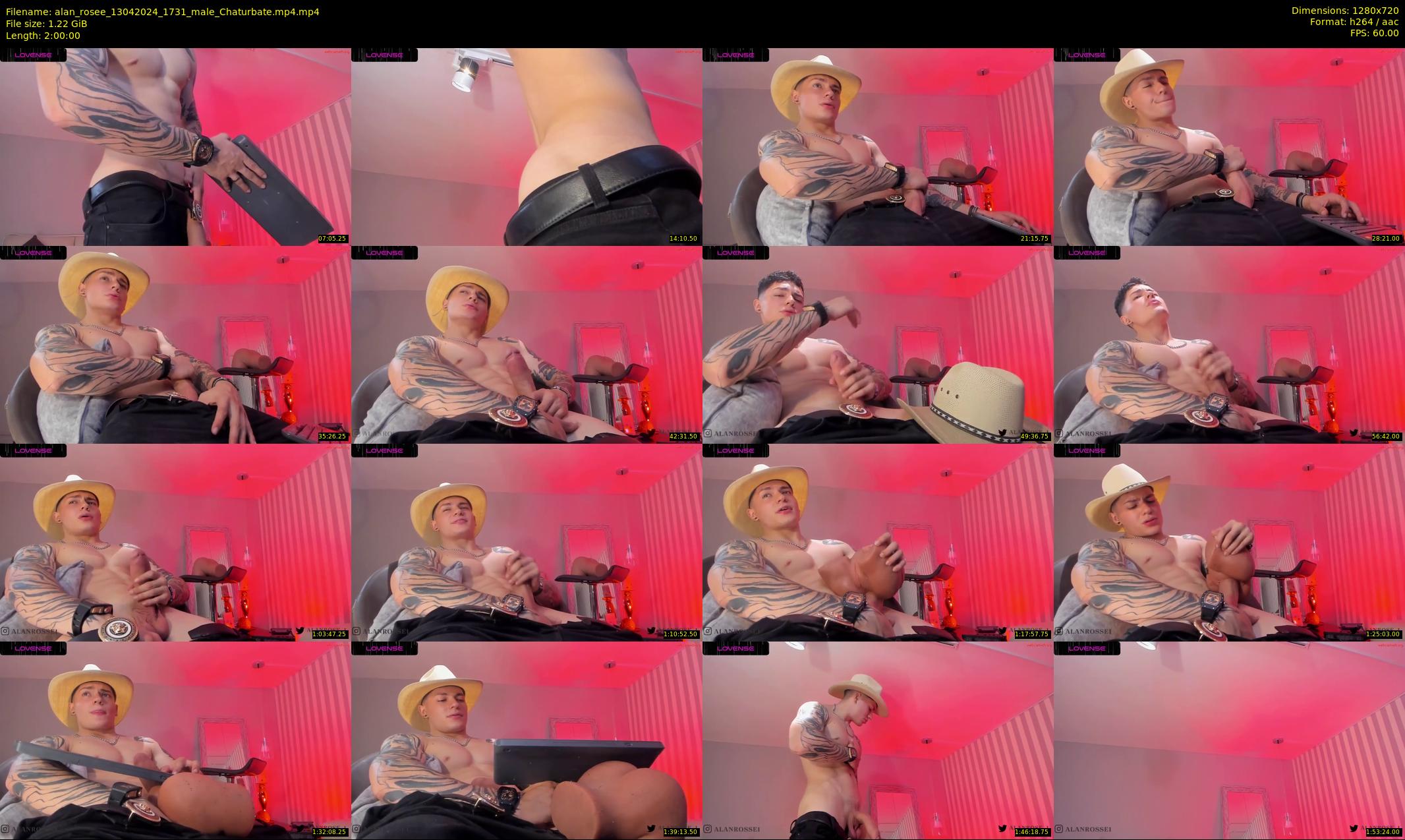 alan_rosee — 120 minute Chaturbate male cam show recording, 720p, Apr 13, 2024