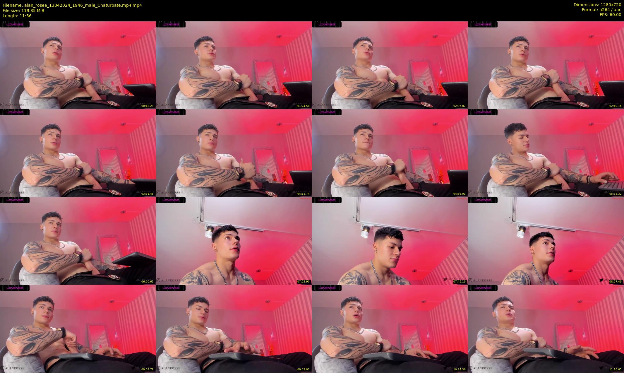 alan_rosee — 12 minute Chaturbate male cam show recording, 720p, Apr 13, 2024