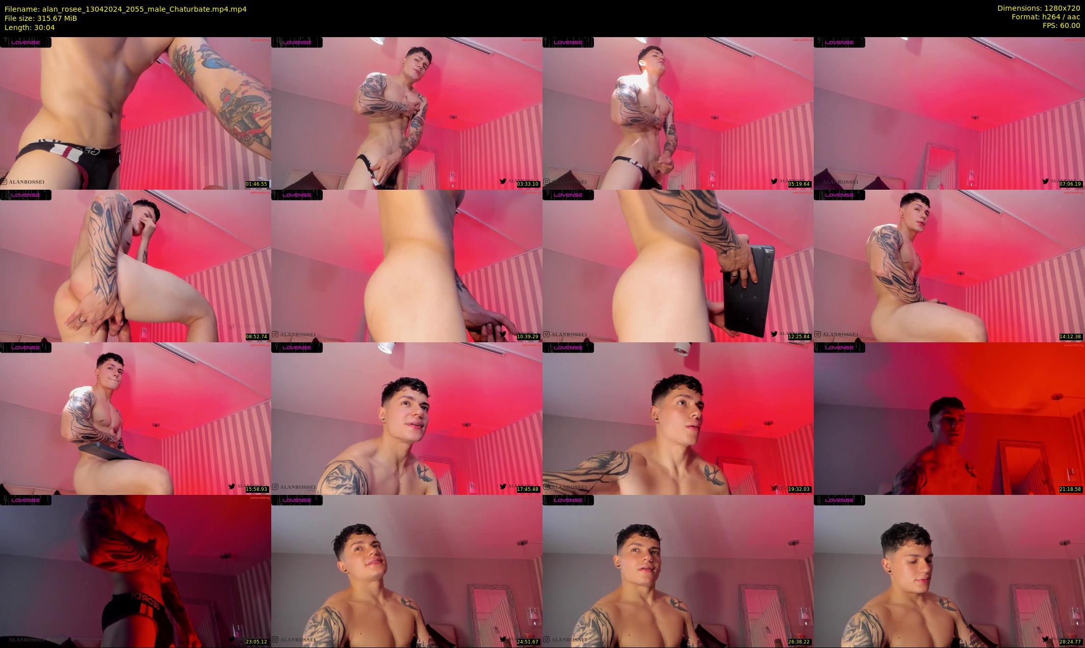 alan_rosee — 31 minute Chaturbate male cam show recording, 720p, Apr 13, 2024