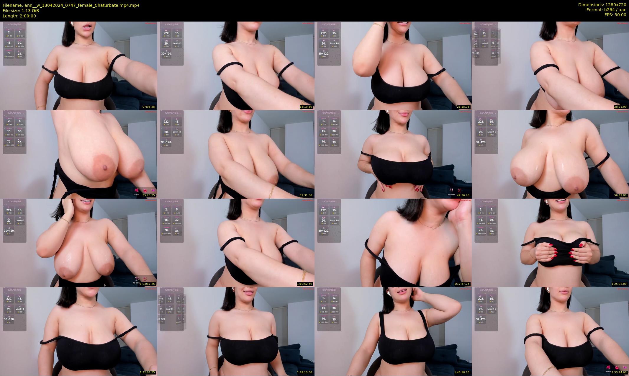 ann__w — 120 minute Chaturbate female cam show recording, 720p, Apr 13, 2024