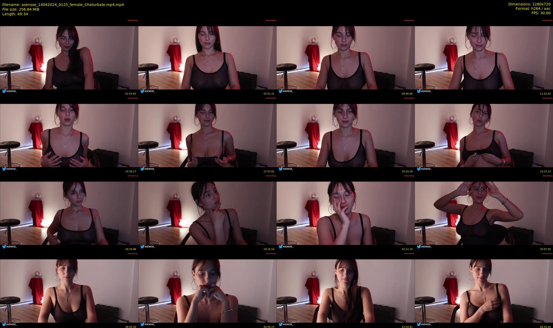 asensse — 50 minute Chaturbate female cam show recording, 720p, Apr 14, 2024