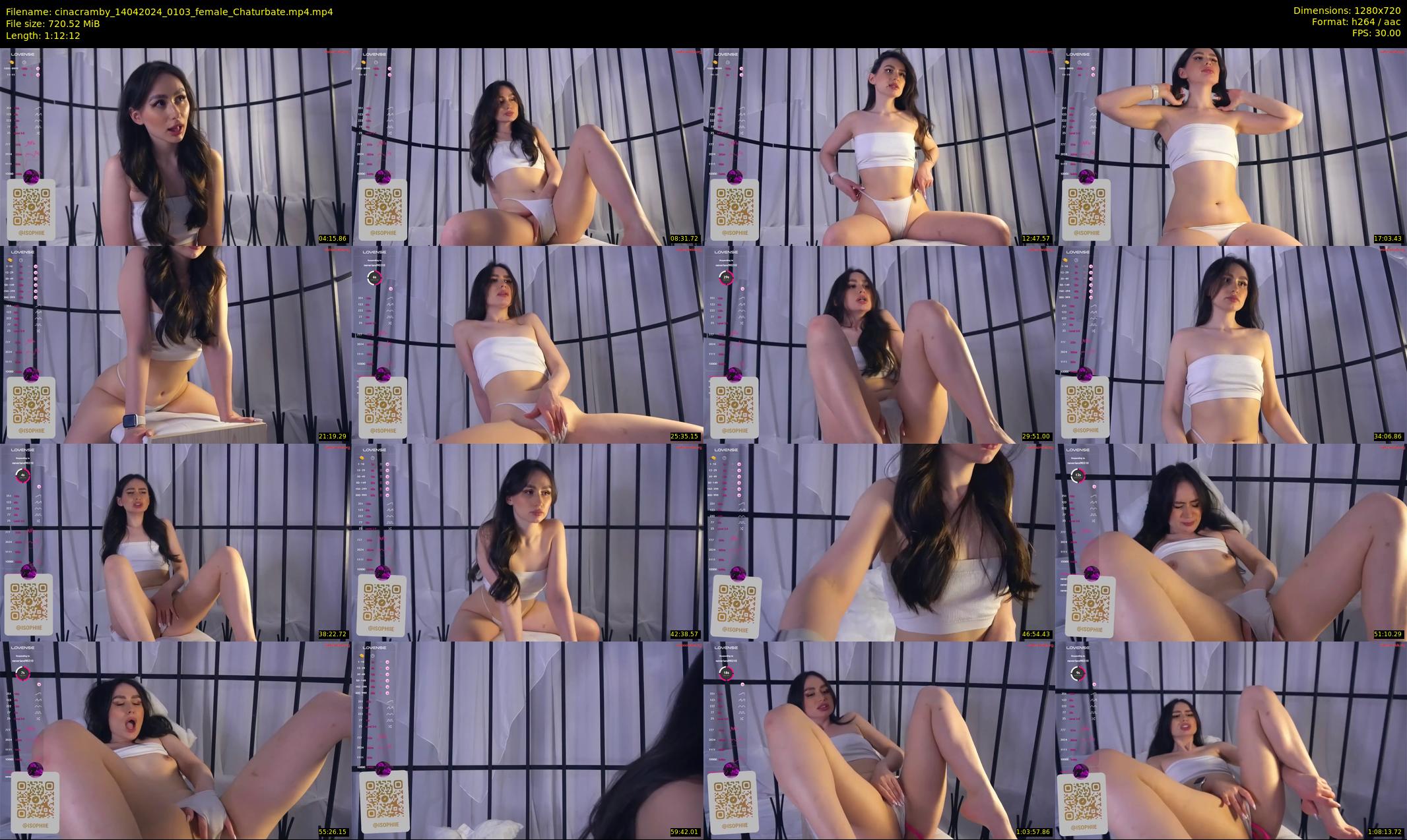 cinacramby — 73 minute Chaturbate female cam show recording, 720p, Apr 14, 2024