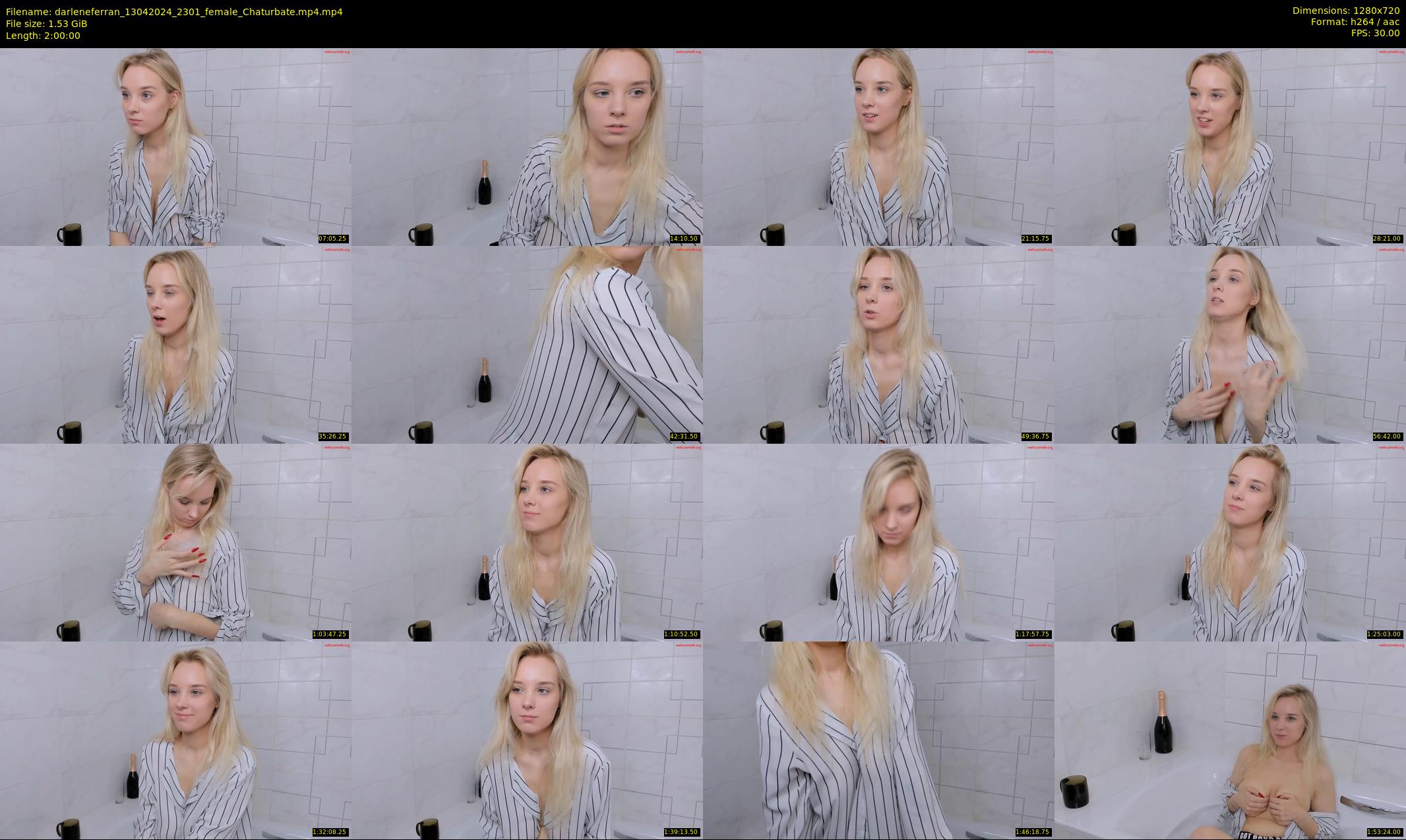 darleneferran — 120 minute Chaturbate female cam show recording, 720p, Apr 13, 2024