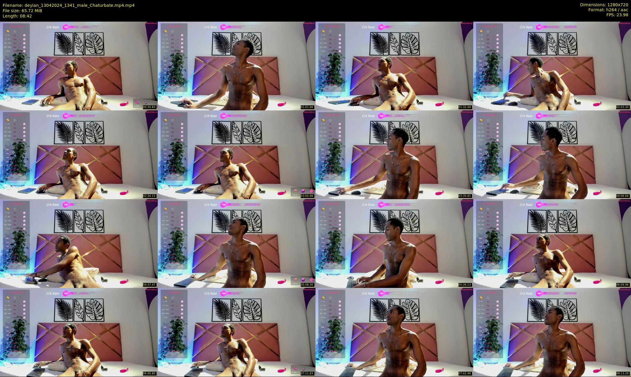 deyian — 9 minute Chaturbate male cam show recording, 720p, Apr 13, 2024