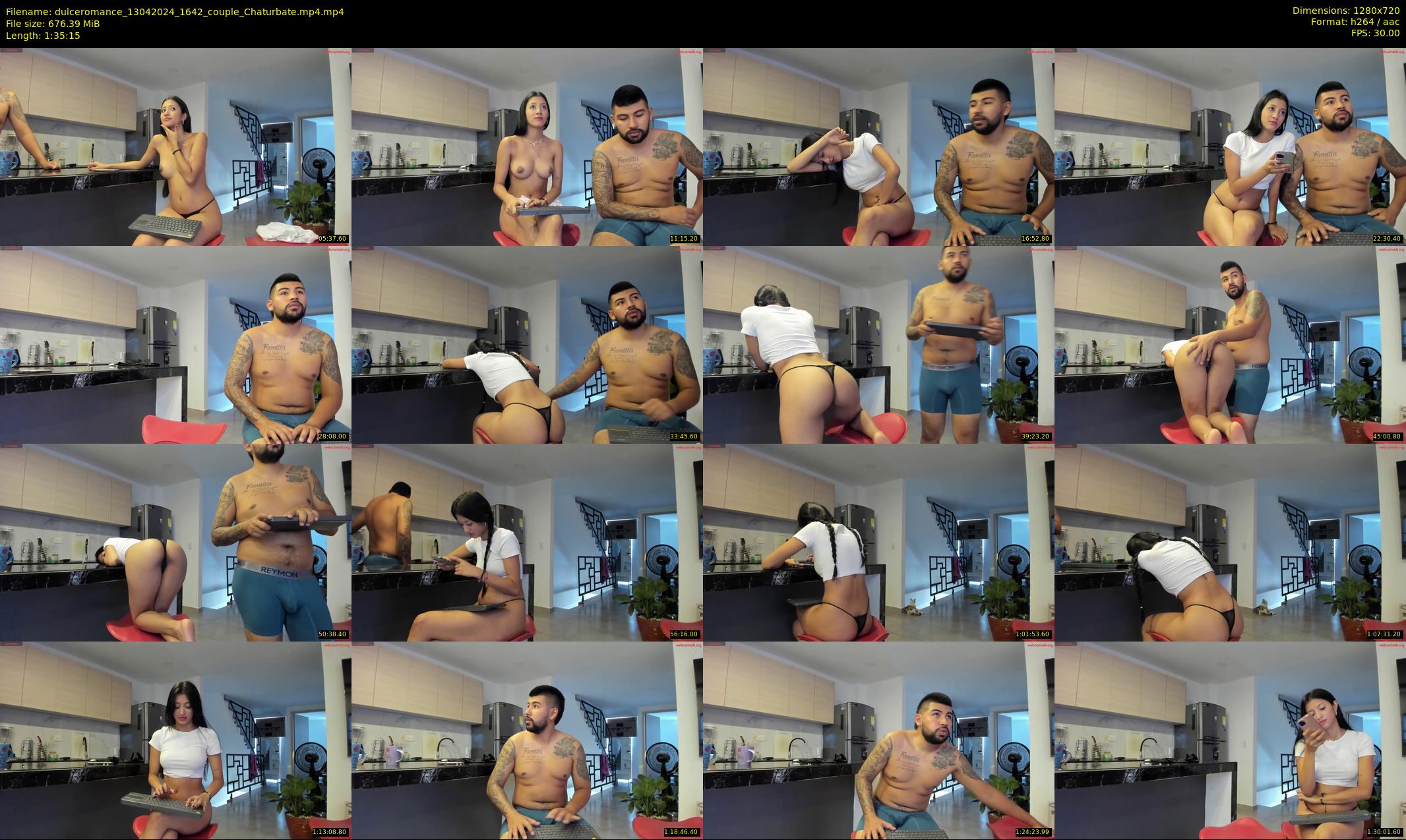 dulceromance — 96 minute Chaturbate couple cam show recording, 720p, Apr 13, 2024