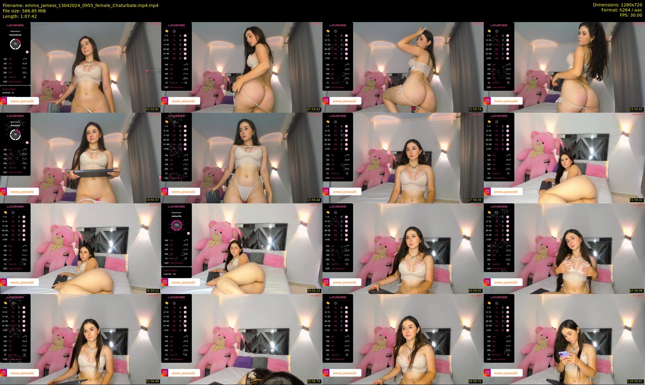 emma_jamess — 68 minute Chaturbate female cam show recording, 720p, Apr 13, 2024