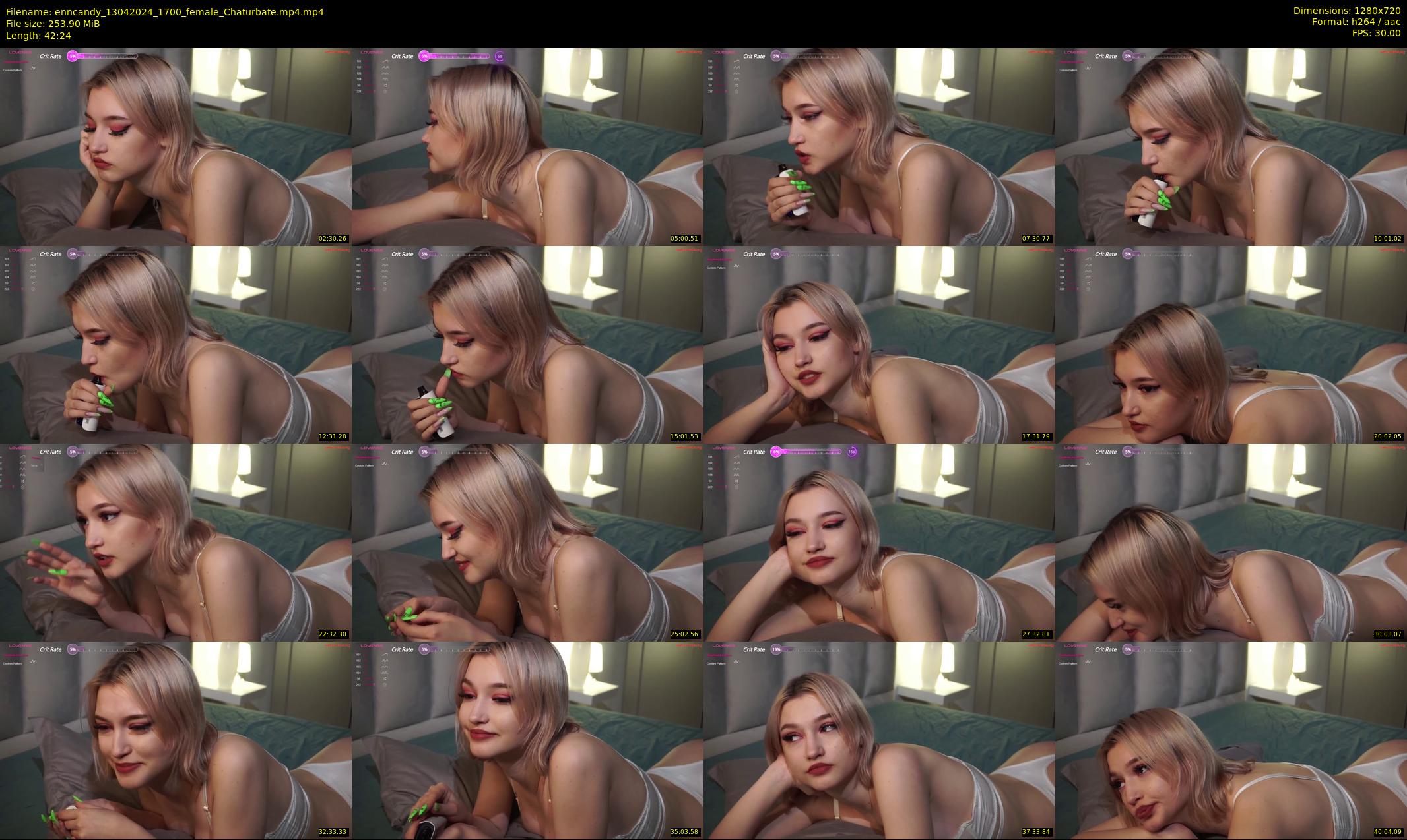 enncandy — 43 minute Chaturbate female cam show recording, 720p, Apr 13, 2024