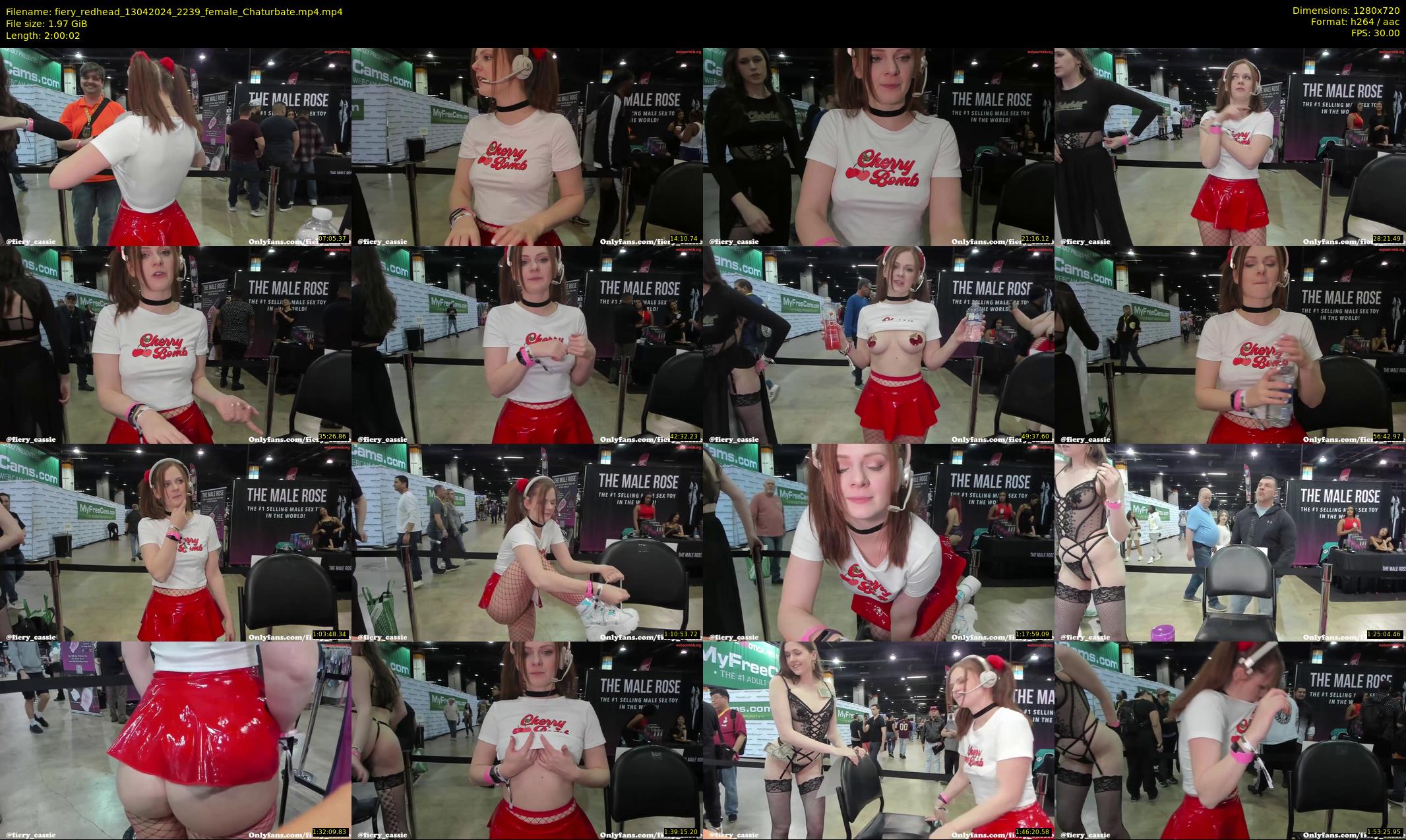 fiery_redhead — 121 minute Chaturbate female cam show recording, 720p, Apr 13, 2024