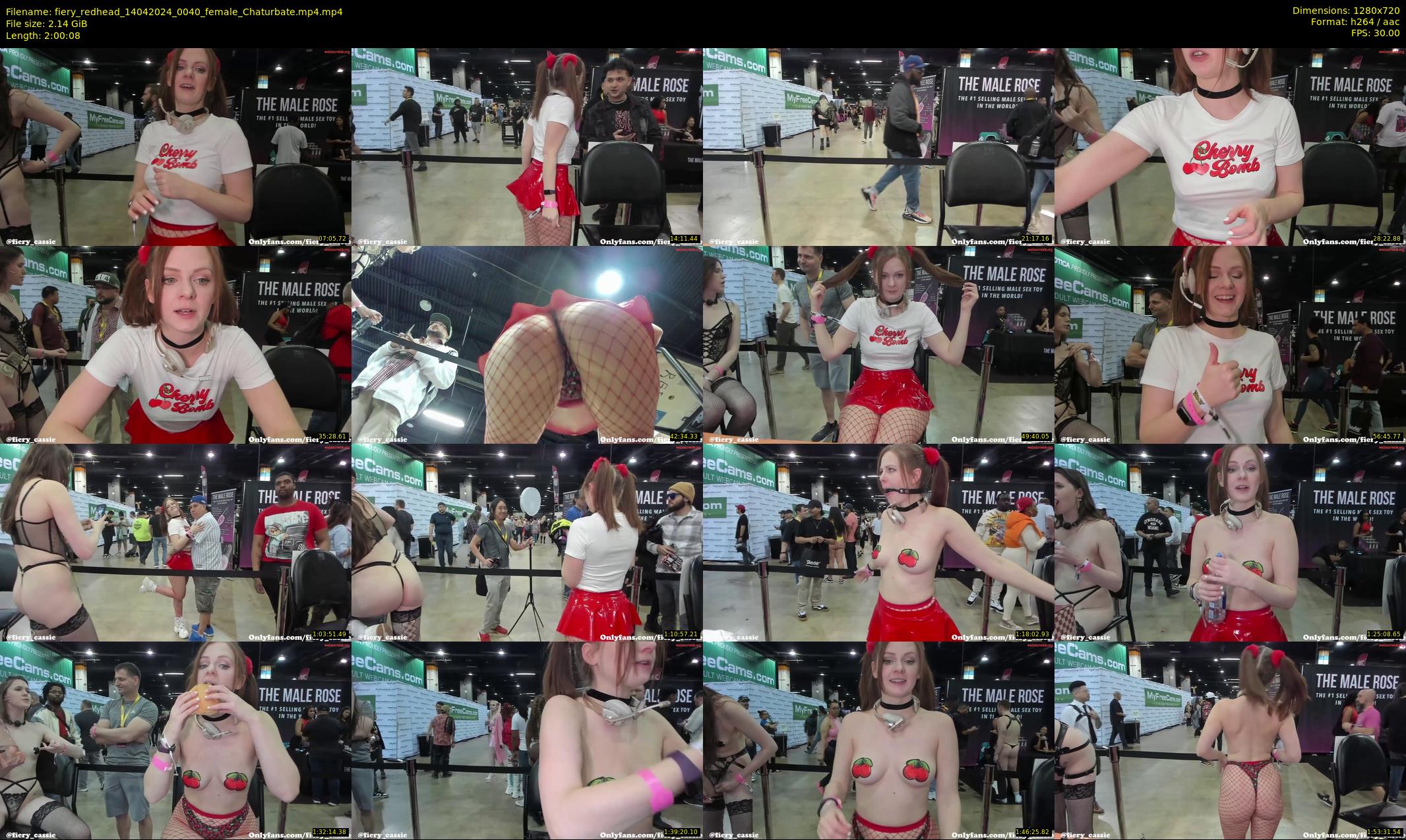 fiery_redhead — 121 minute Chaturbate female cam show recording, 720p, Apr 14, 2024
