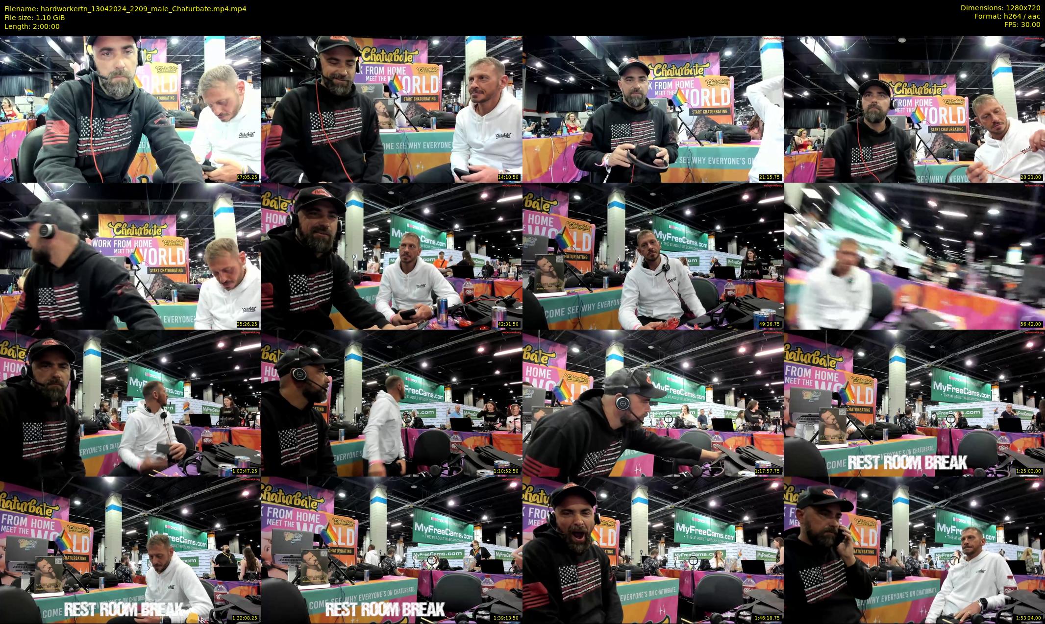 hardworkertn — 120 minute Chaturbate male cam show recording, 720p, Apr 13, 2024