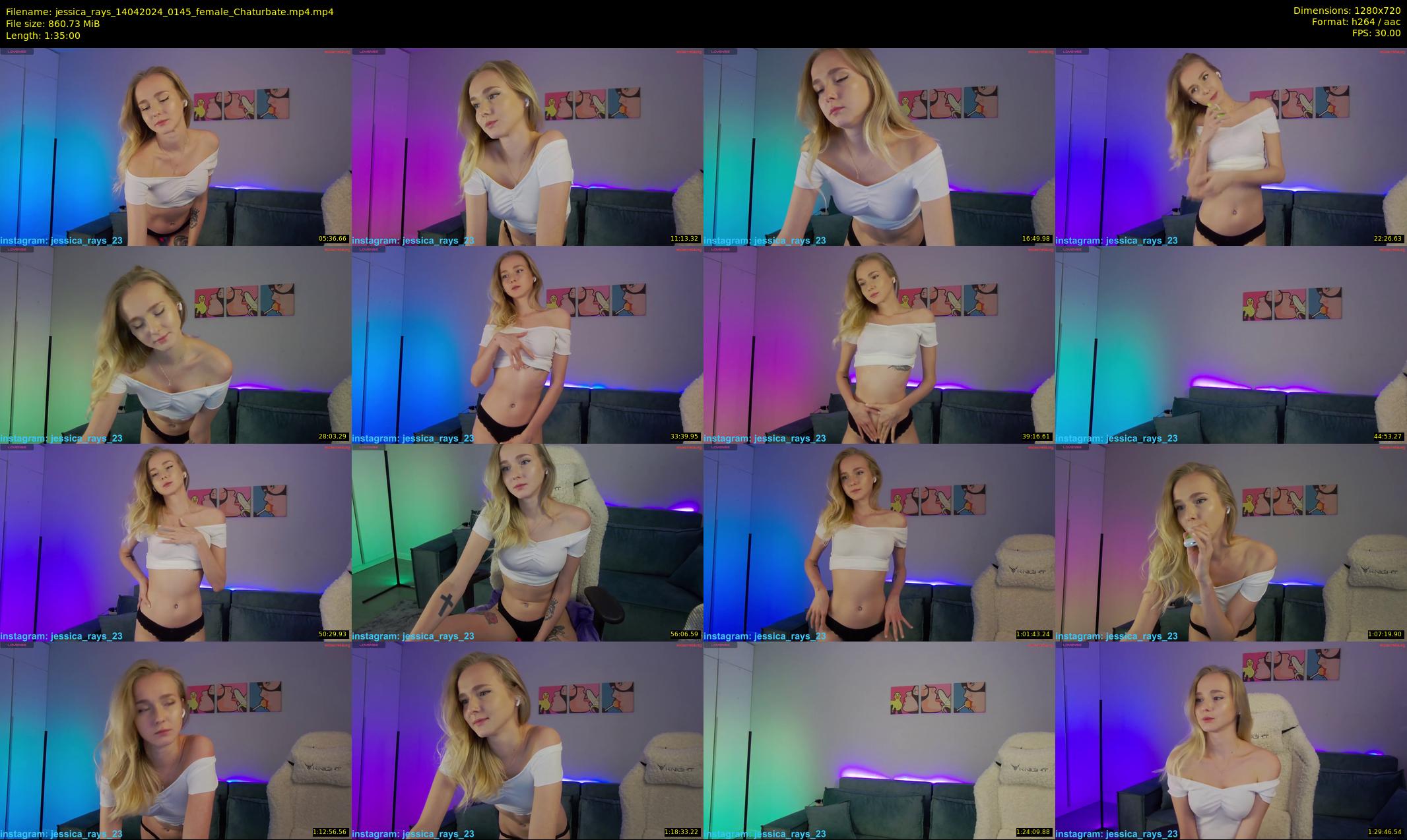 jessica_rays — 95 minute Chaturbate couple cam show recording, 720p, Apr 14, 2024