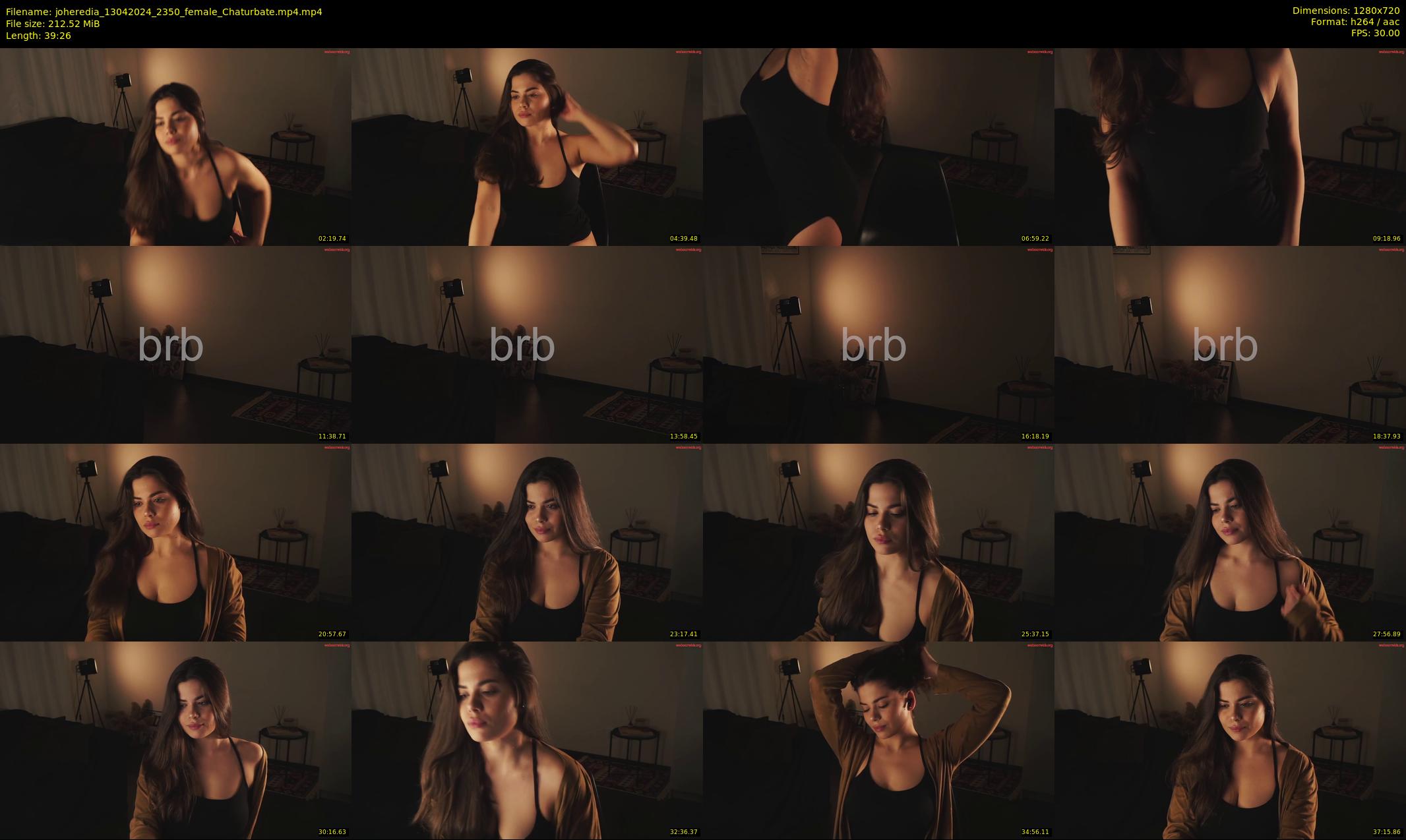 joheredia — 40 minute Chaturbate female cam show recording, 720p, Apr 13, 2024
