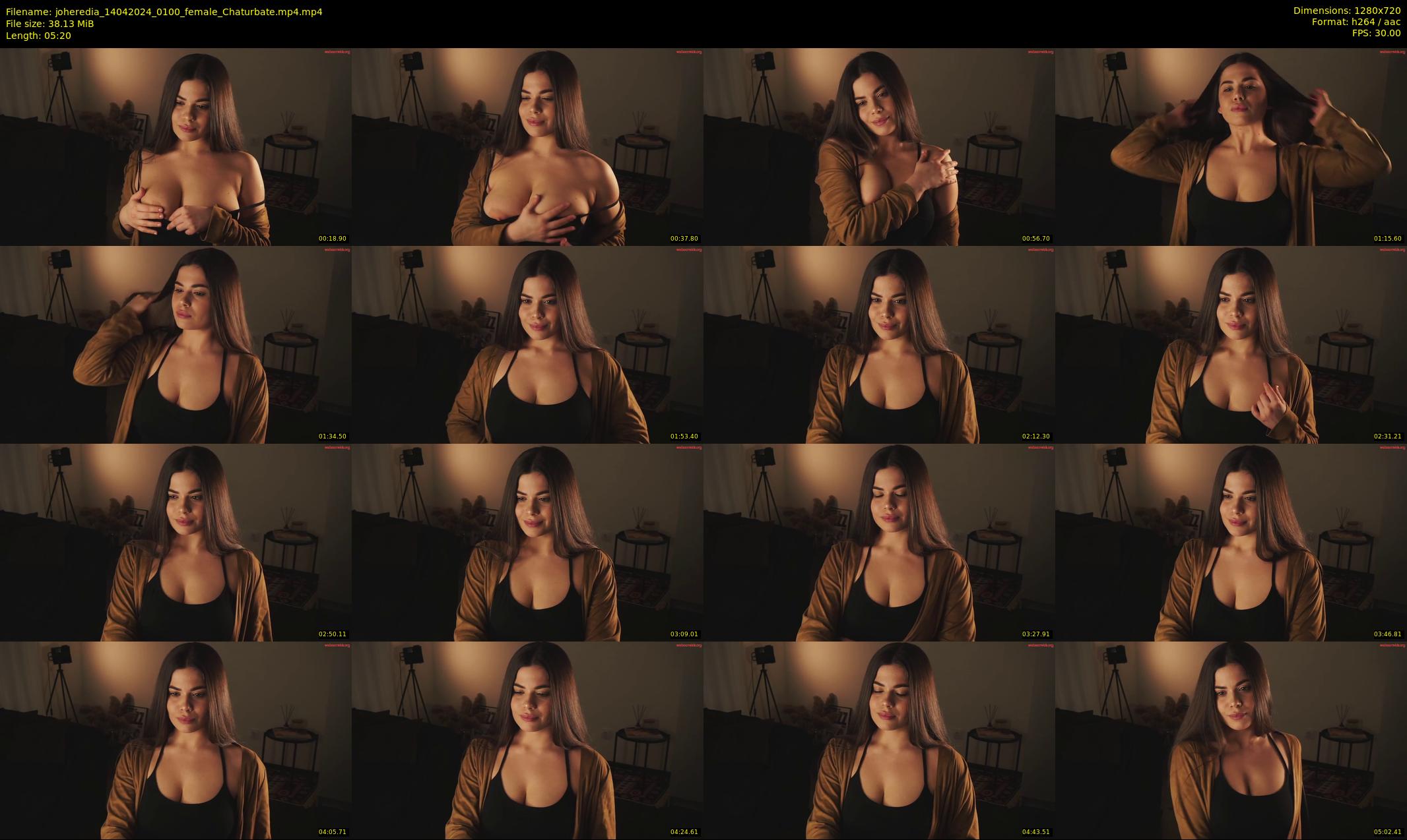 joheredia — 6 minute Chaturbate female cam show recording, 720p, Apr 14, 2024
