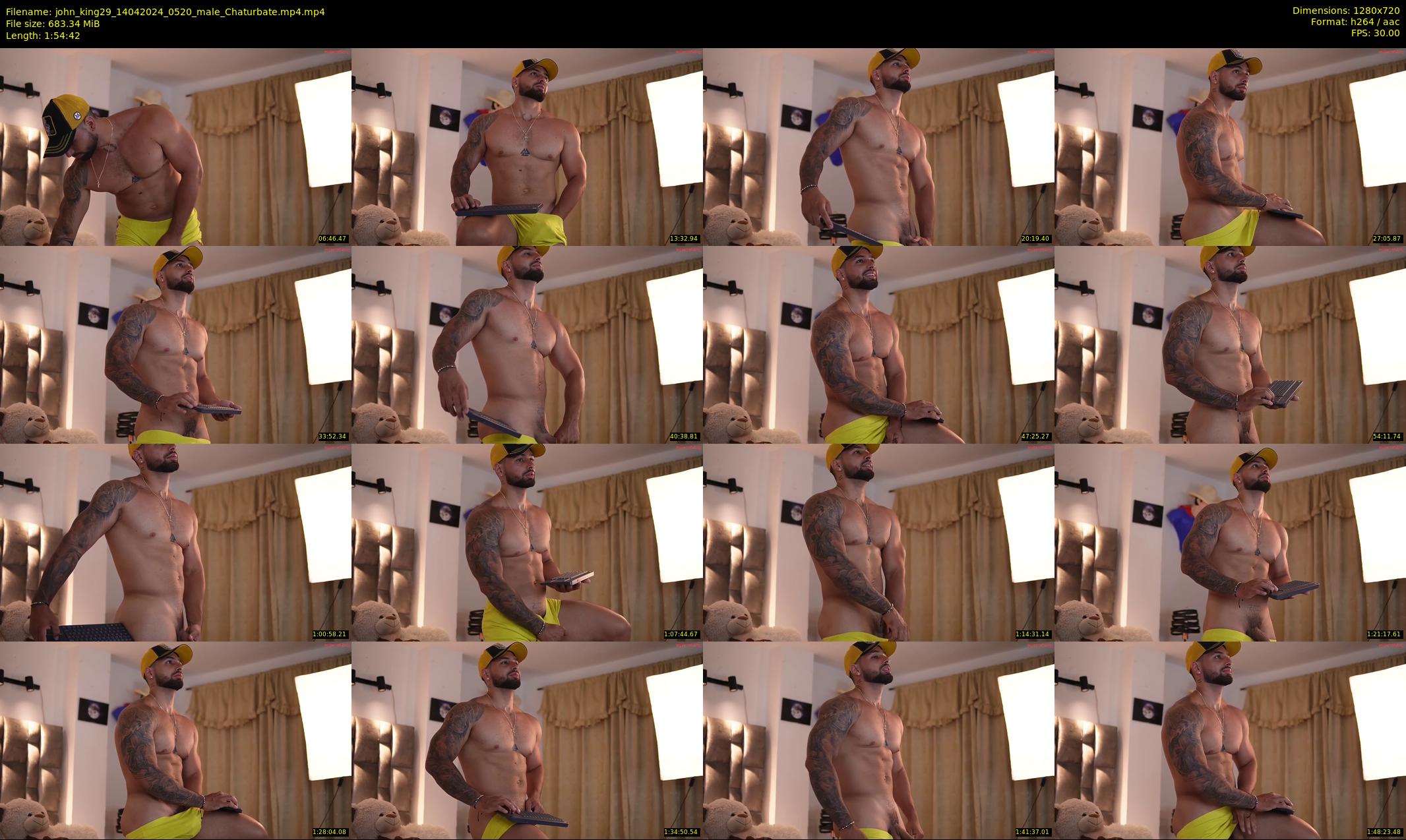 john_king29 — 115 minute Chaturbate male cam show recording, 720p, Apr 14, 2024