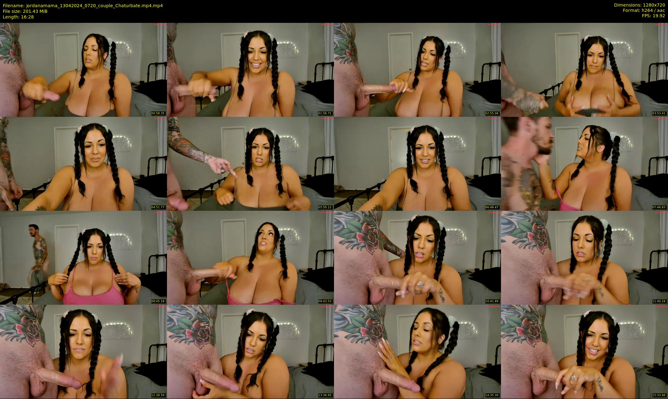jordanamama — 17 minute Chaturbate couple cam show recording, 720p, Apr 13, 2024