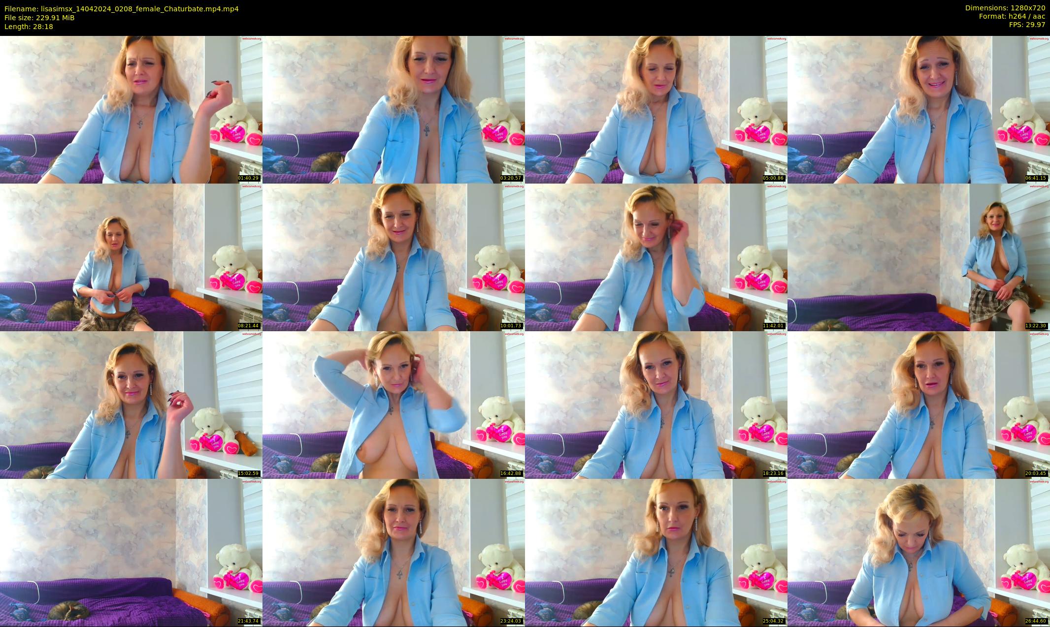 lisasimsx — 29 minute Chaturbate female cam show recording, 720p, Apr 14, 2024