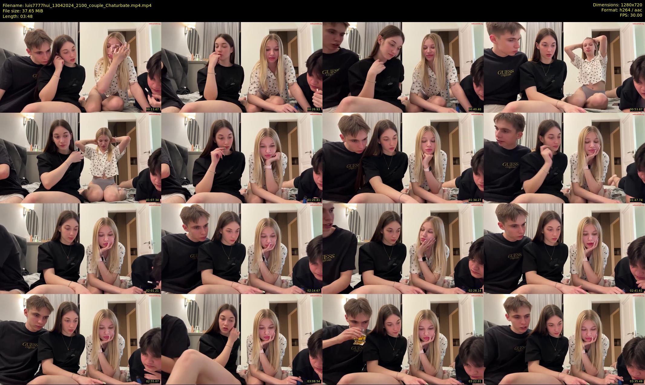 luis7777hui — 4 minute Chaturbate couple cam show recording, 720p, Apr 13, 2024