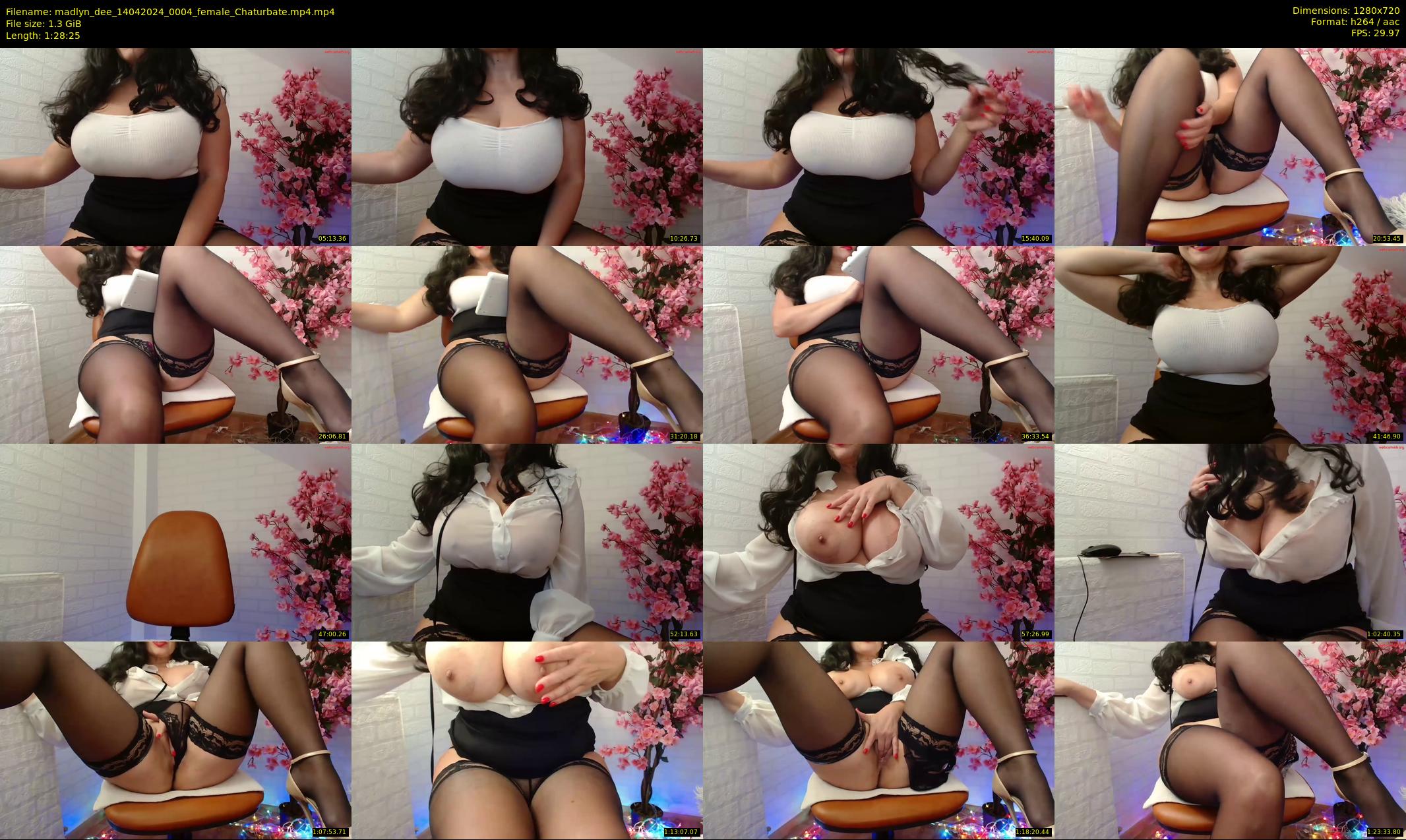madlyn_dee — 89 minute Chaturbate female cam show recording, 720p, Apr 14, 2024