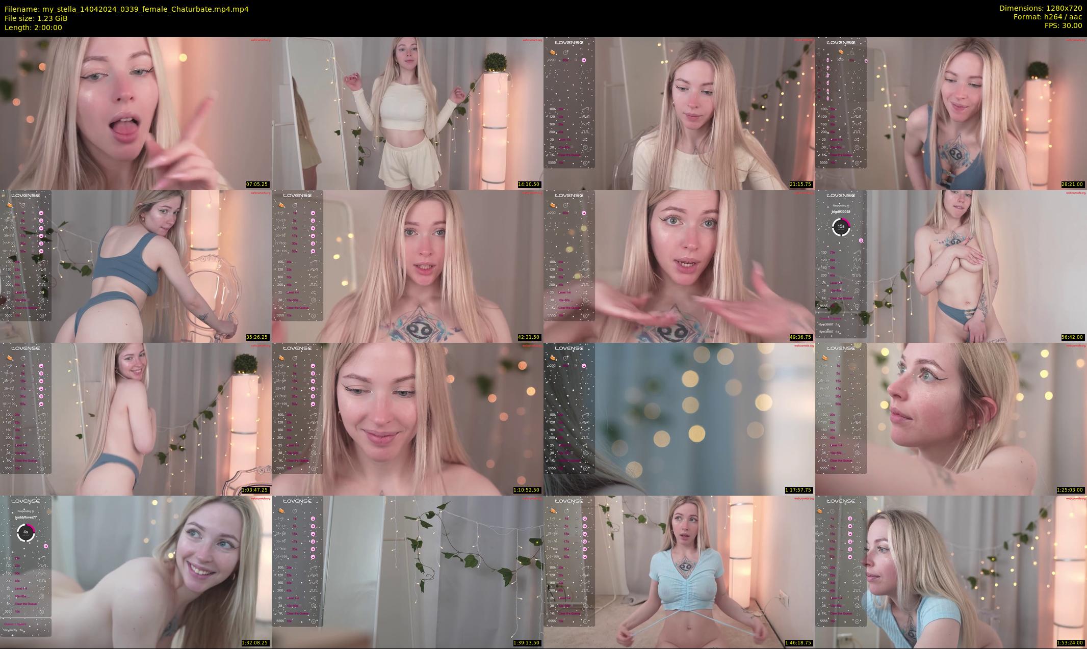 my_stella — 120 minute Chaturbate female cam show recording, 720p, Apr 14, 2024