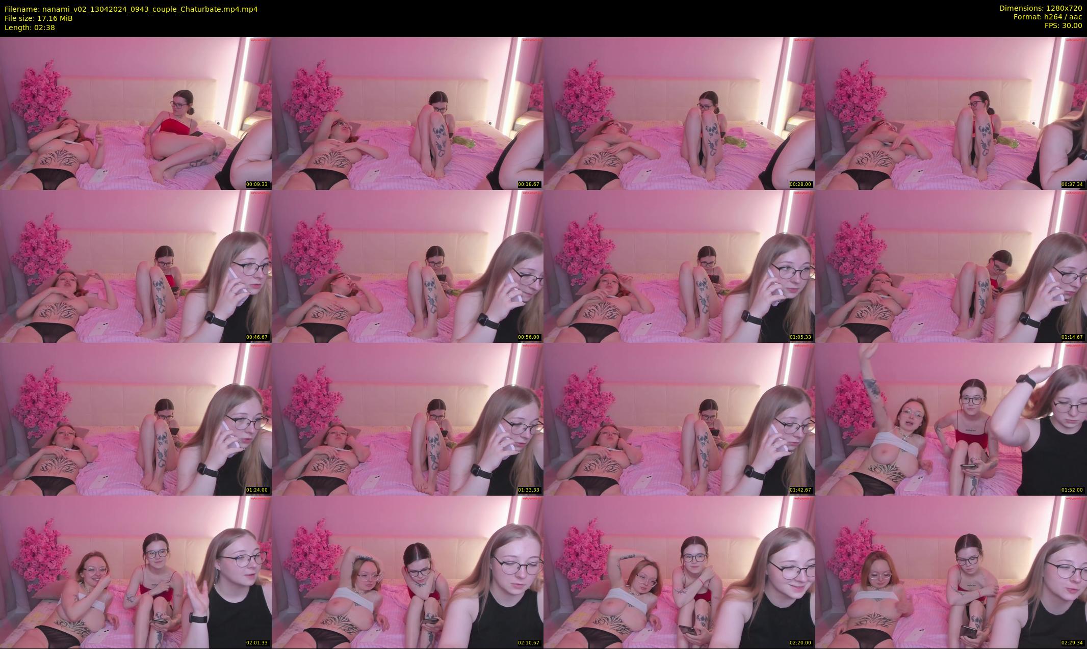 nanami_v02 — 3 minute Chaturbate couple cam show recording, 720p, Apr 13, 2024