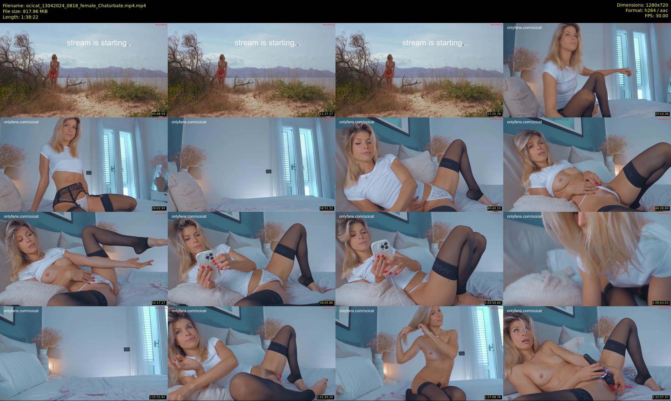 ocicat — 99 minute Chaturbate female cam show recording, 720p, Apr 13, 2024