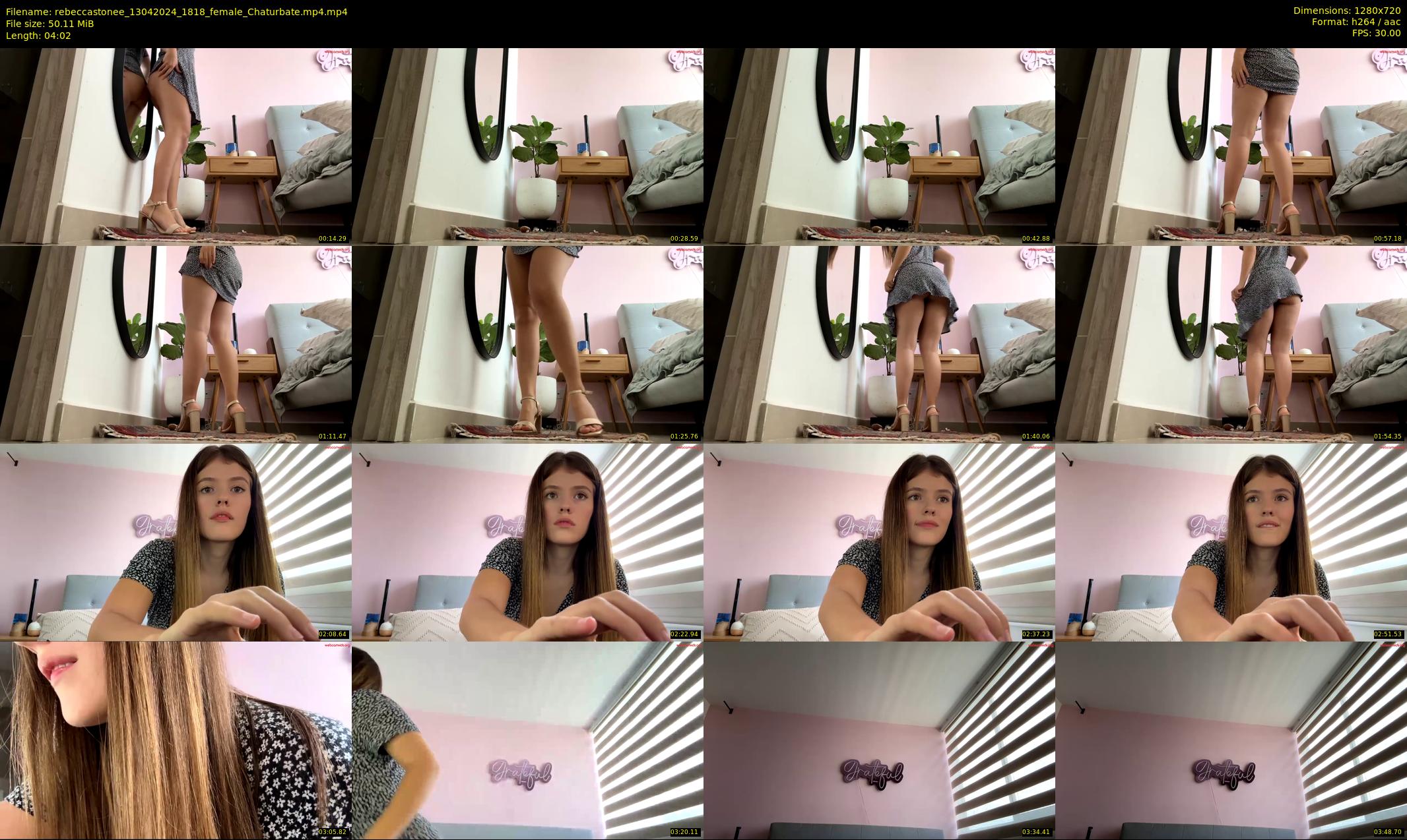 rebeccastonee — 5 minute Chaturbate female cam show recording, 720p, Apr 13, 2024