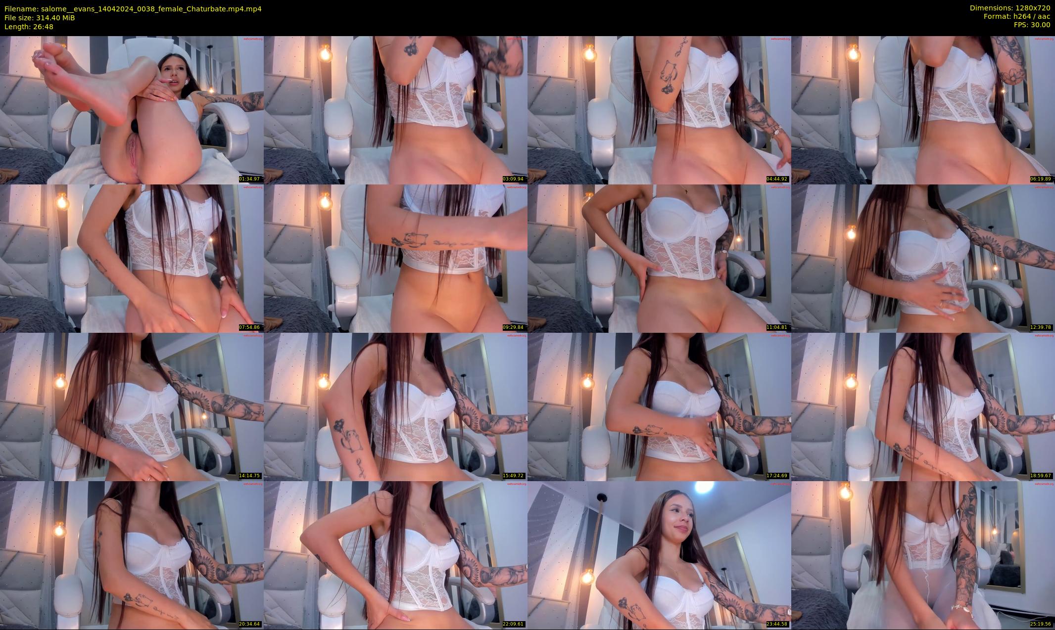 salome__evans — 27 minute Chaturbate female cam show recording, 720p, Apr 14, 2024
