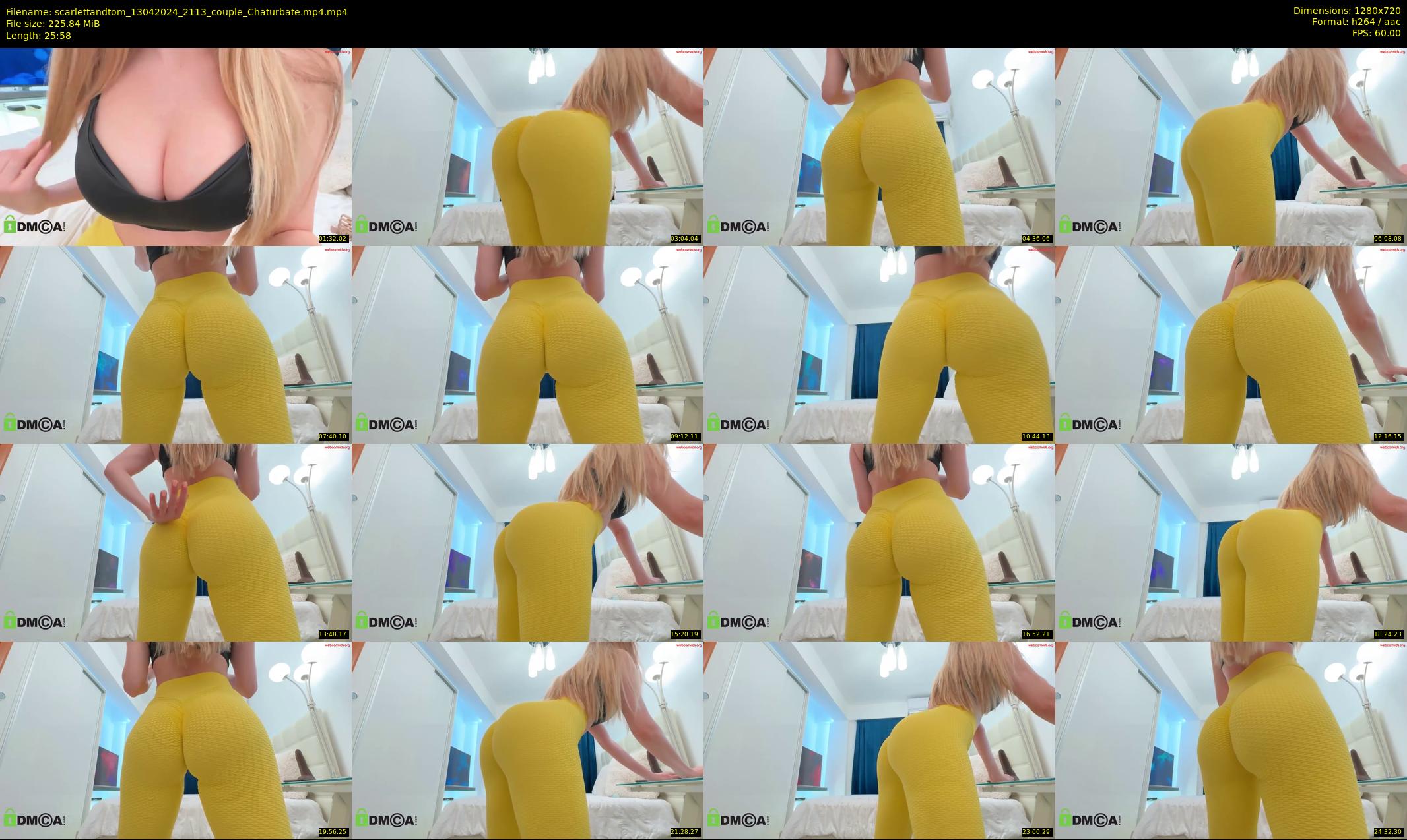 scarlettandtom — 26 minute Chaturbate couple cam show recording, 720p, Apr 13, 2024