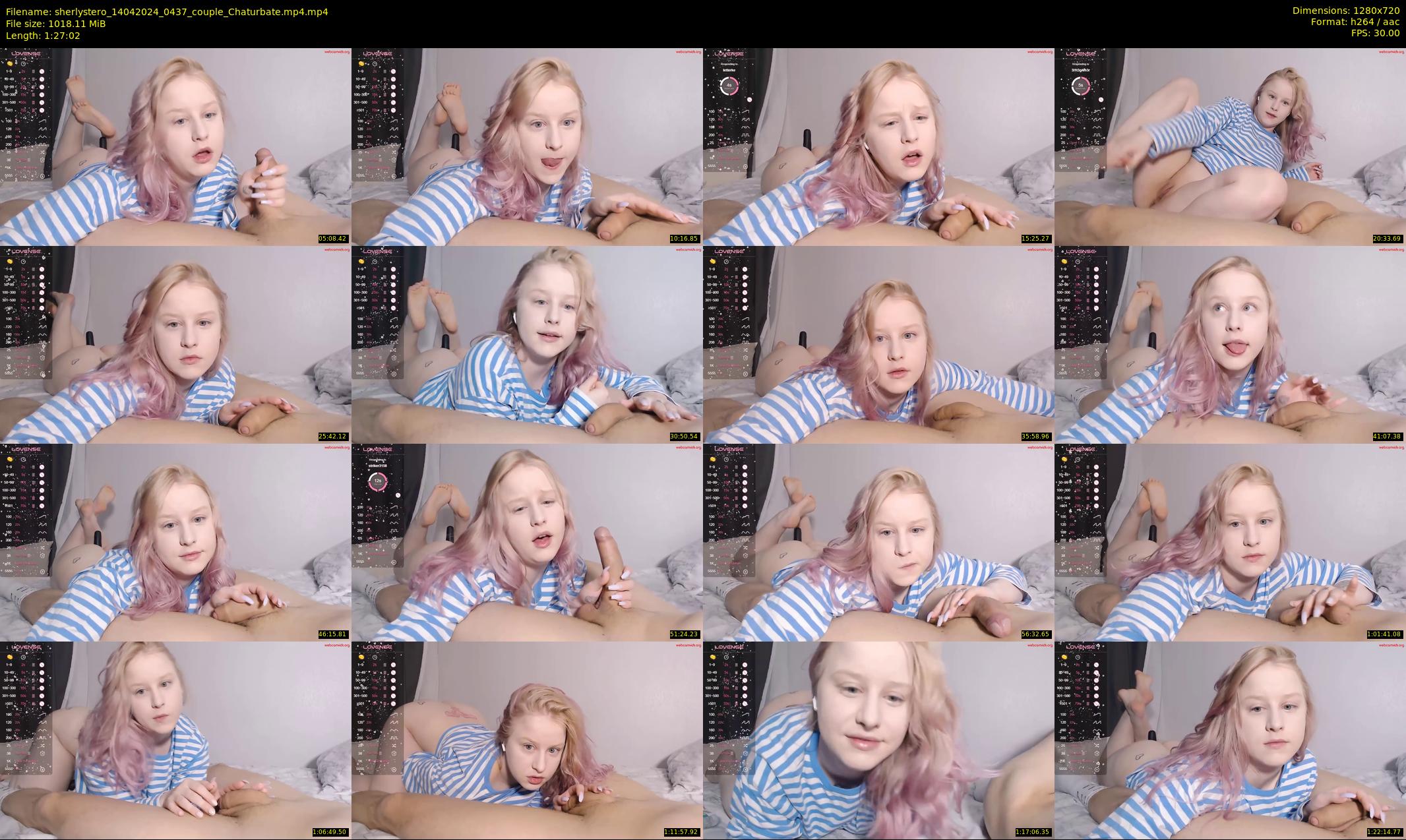 sherlystero — 88 minute Chaturbate couple cam show recording, 720p, Apr 14, 2024