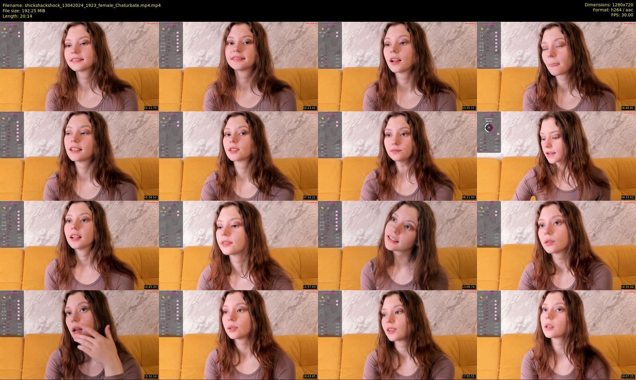 shickshackshock — 21 minute Chaturbate female cam show recording, 720p, Apr 13, 2024
