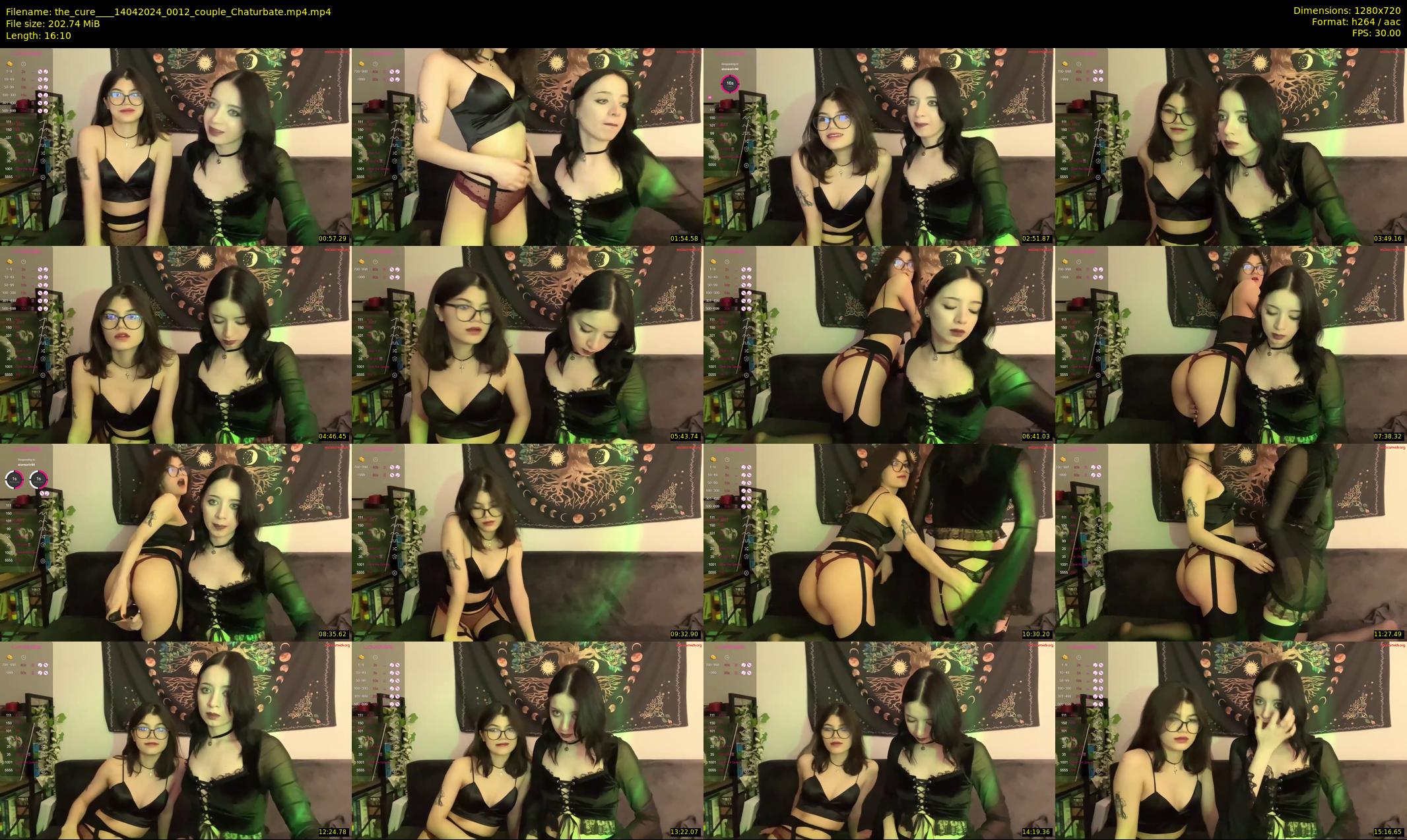 the_cure___ — 17 minute Chaturbate couple cam show recording, 720p, Apr 14, 2024